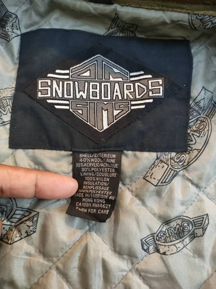 Designer ❎ Sims Snowboard Wool Jacket Size US XL / EU 56 / 4 - 5 Thumbnail