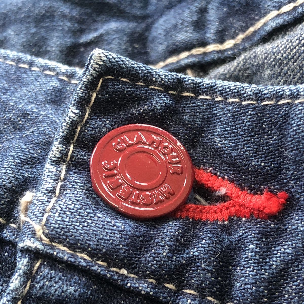Hysteric Glamour 🔥Hysteric Glamour Jeans Flare Jeans Stripe Back Nice design Size US 31 - 8 Thumbnail