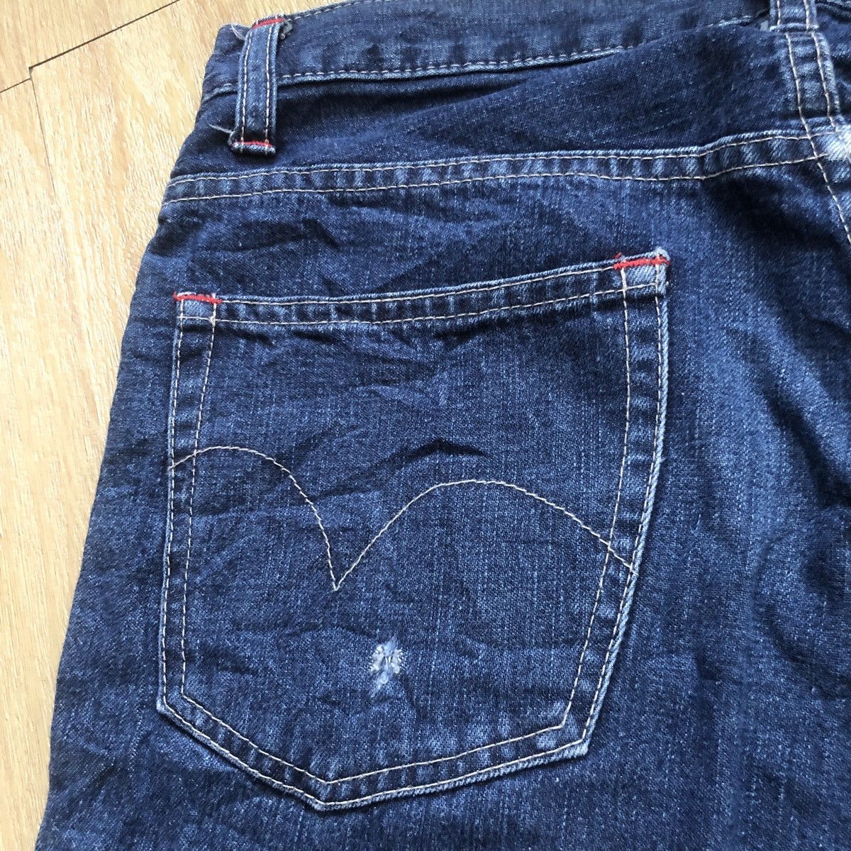 Hysteric Glamour 🔥Hysteric Glamour Jeans Flare Jeans Stripe Back Nice design Size US 31 - 6 Thumbnail