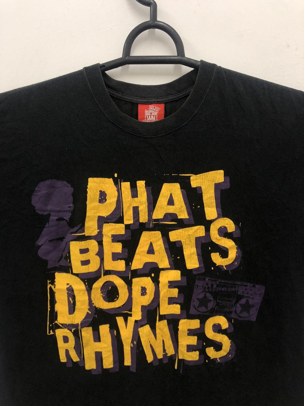 Rap Tees Rare Vintage WHOLENINE Phat Beats Dope Rhymes Shirt Size US XXL / EU 58 / 5 - 2 Thumbnail