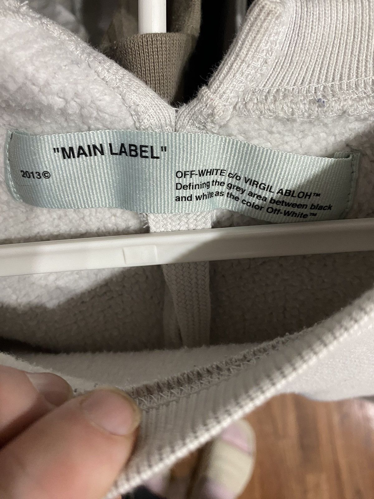 Off-White Off white world hand spliced crewneck Size US XL / EU 56 / 4 - 4 Thumbnail