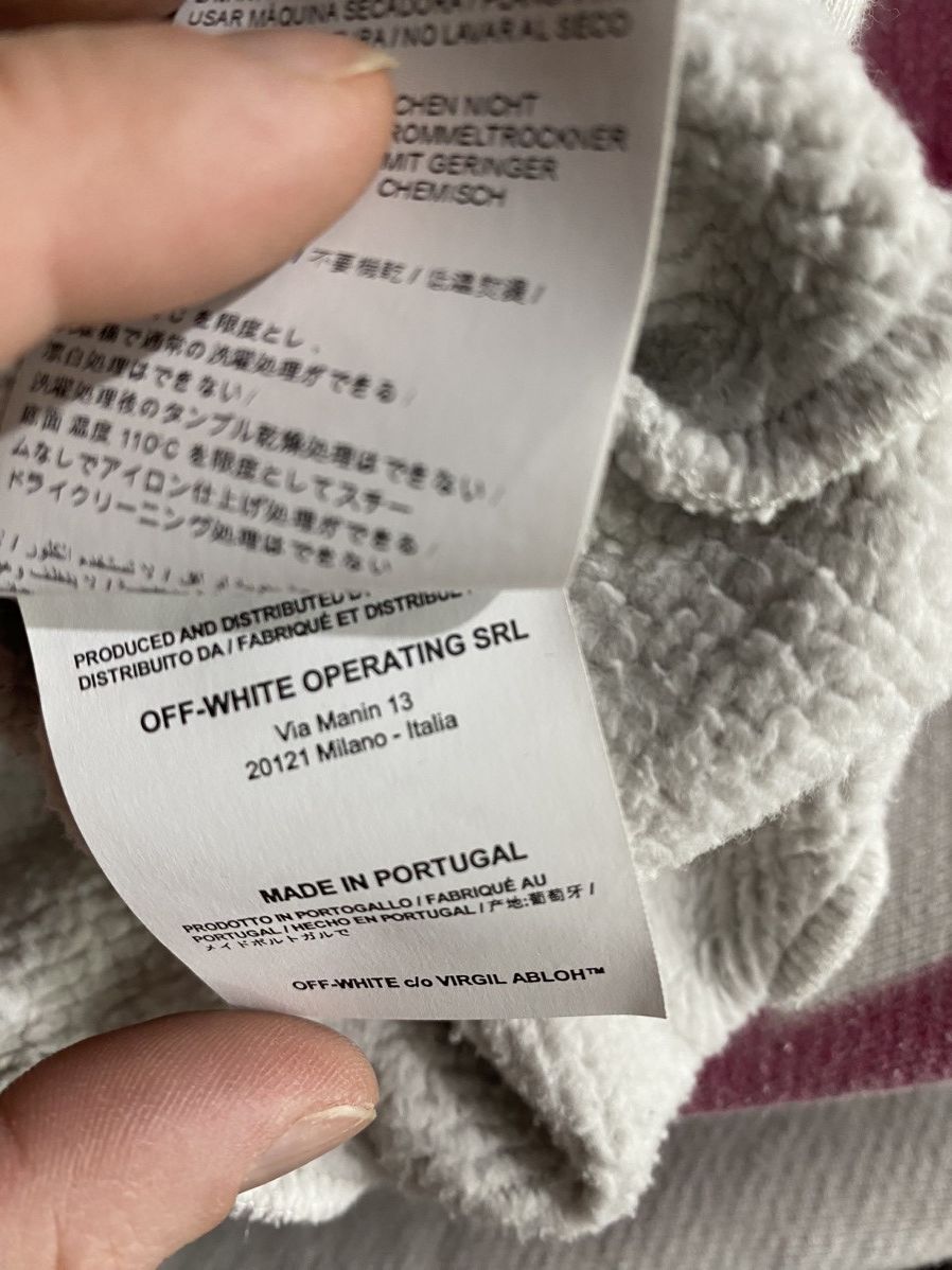 Off-White Off white world hand spliced crewneck Size US XL / EU 56 / 4 - 7 Thumbnail