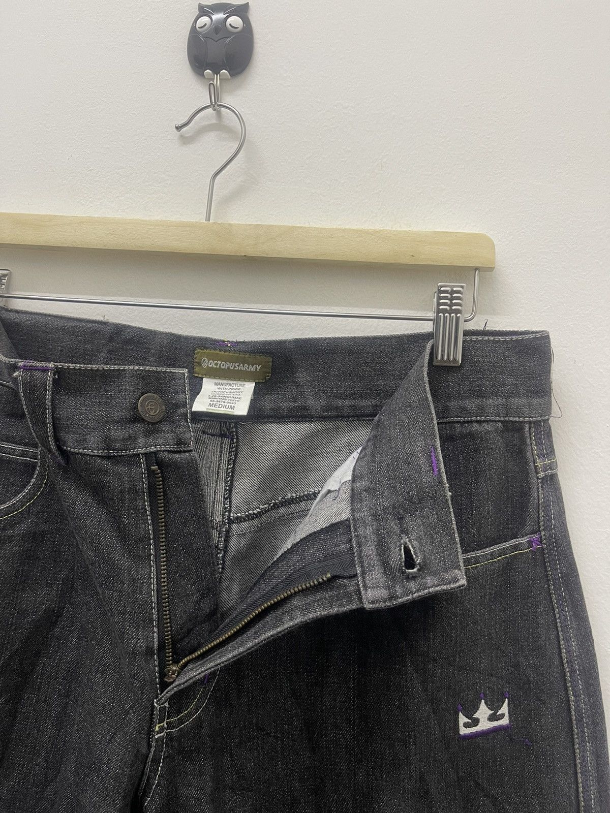 Japanese Brand Rare Vintage OCTOPUS ARMY Mugen Co Jeans Size US 31 - 8 Thumbnail