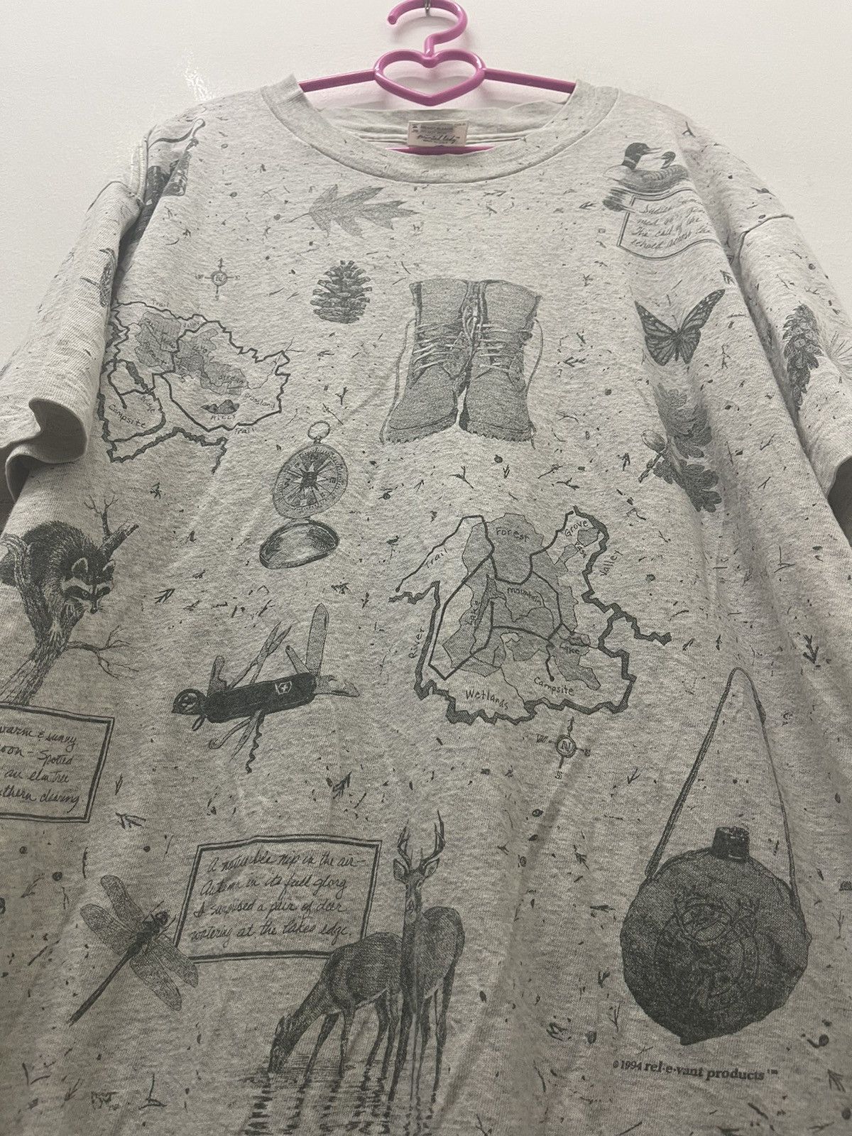 Vintage Rare Vintage REL E VANT Products 1994 Full All Over Print Size US L / EU 52-54 / 3 - 2 Thumbnail