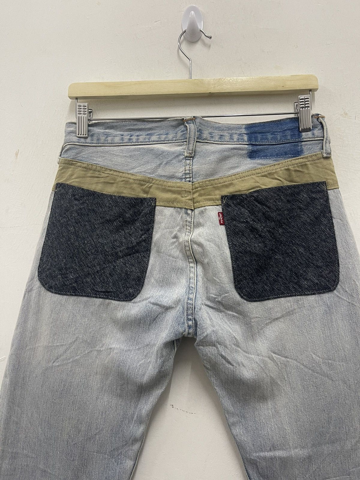 Levi's Vintage Clothing Rare LEVIS Strauss 501 Cropped Pocket Jeans Size US 29 - 2 Thumbnail