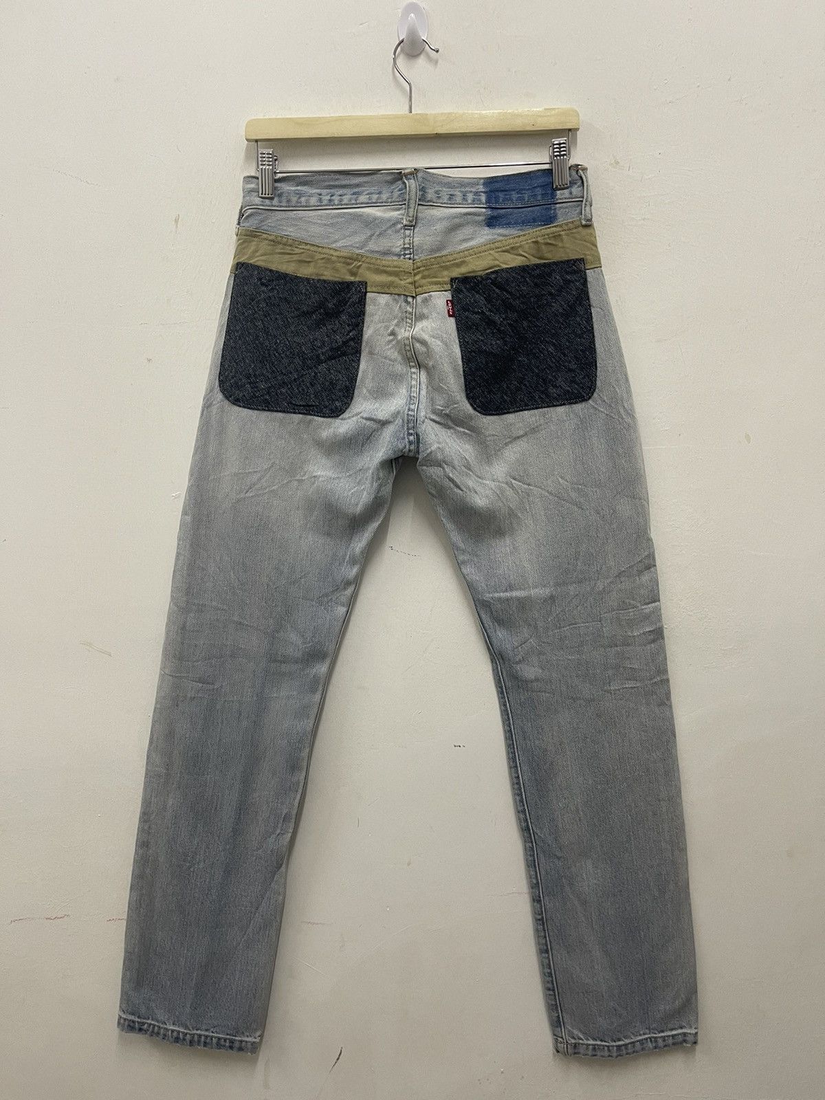 Levi's Vintage Clothing Rare LEVIS Strauss 501 Cropped Pocket Jeans Size US 29 - 1 Thumbnail