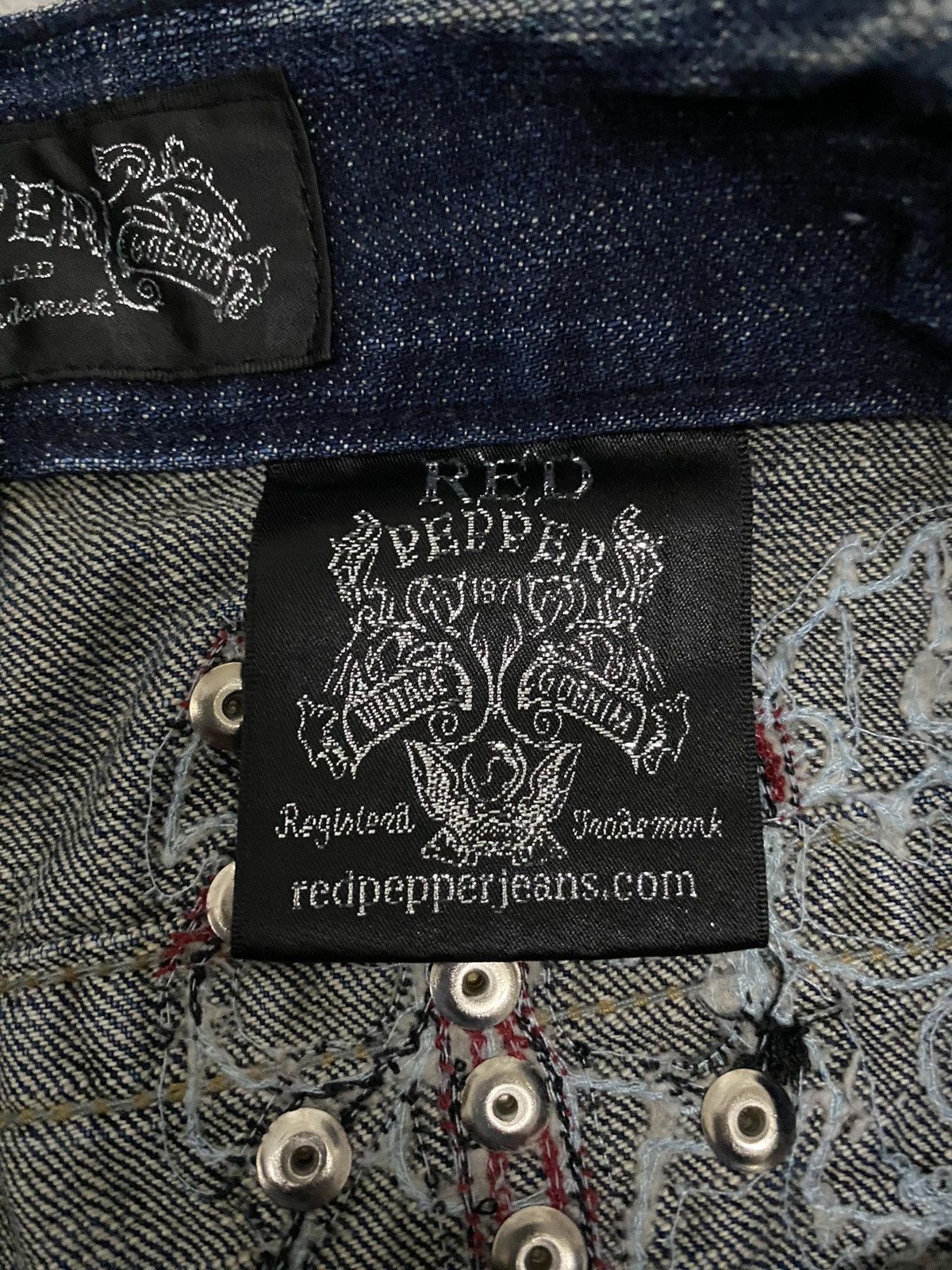 Vintage Vintage Red Pepper Japanese Distress Denim Jeans Size US 33 - 8 Thumbnail
