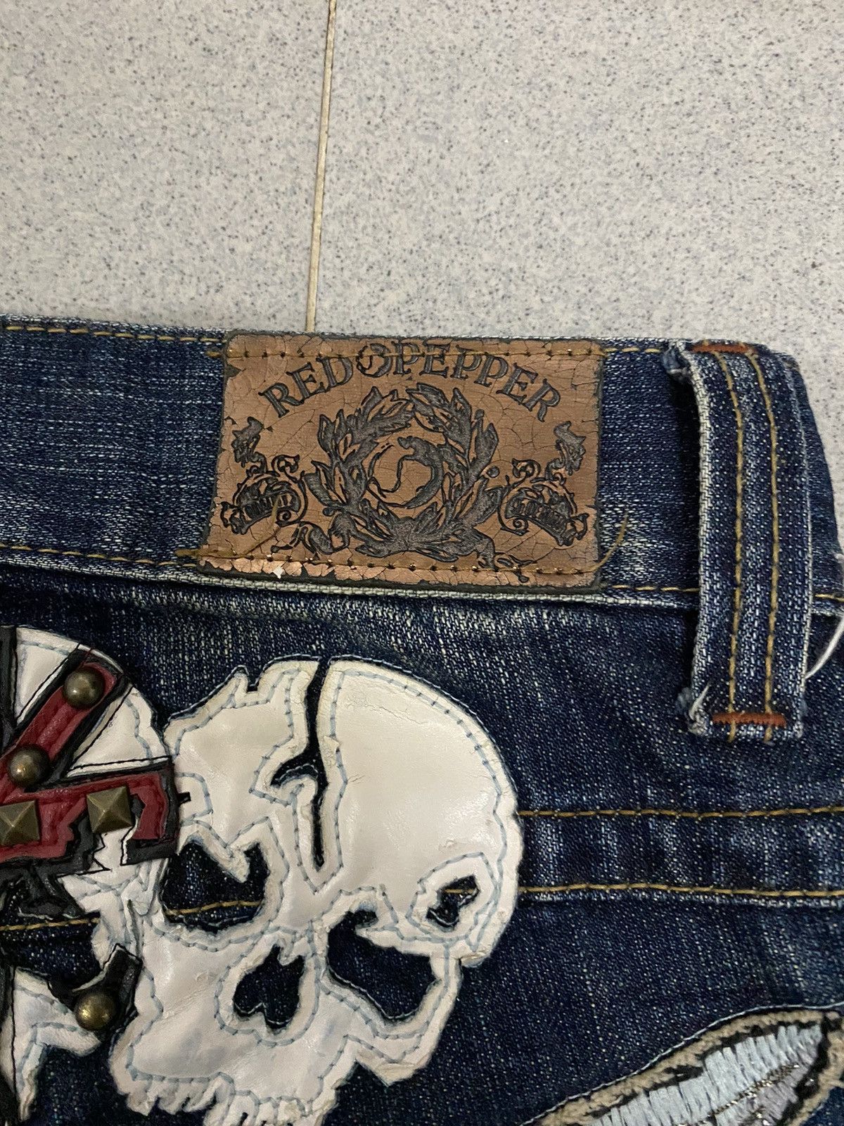 Vintage Vintage Red Pepper Japanese Distress Denim Jeans Size US 33 - 5 Thumbnail