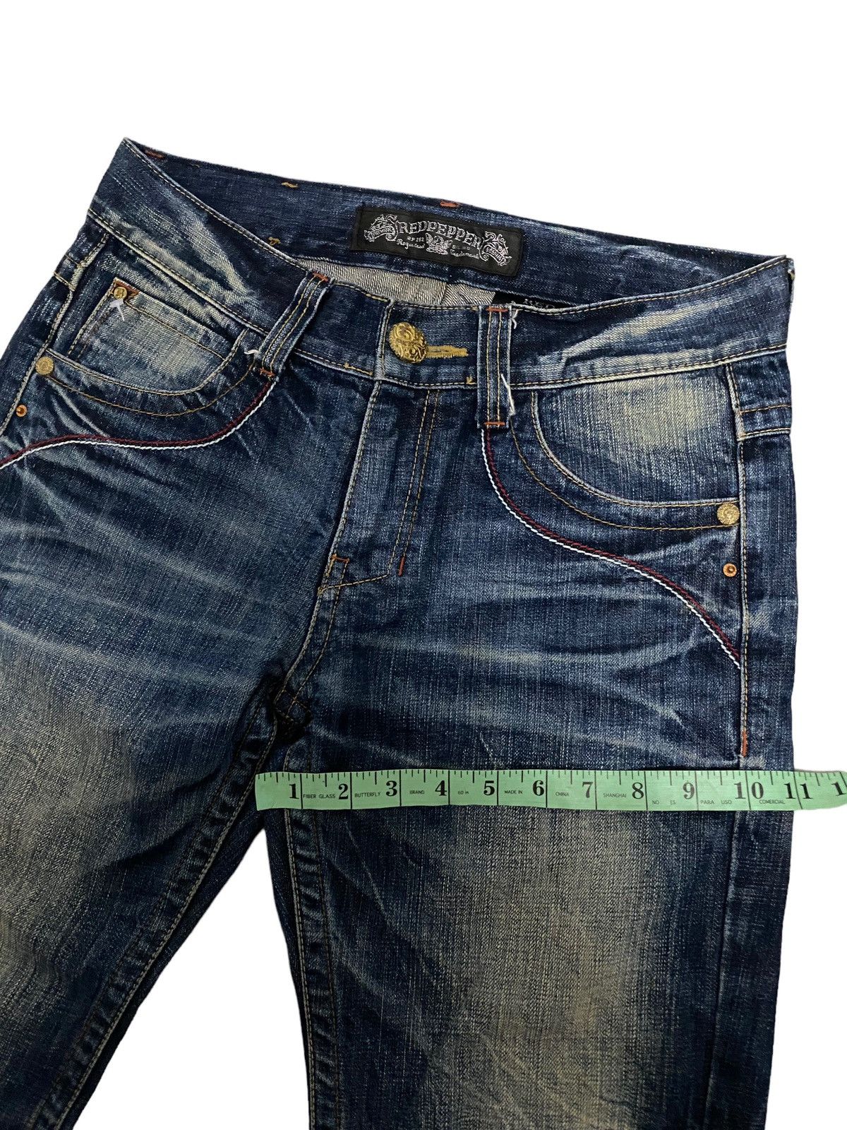 Vintage Vintage Red Pepper Japanese Distress Denim Jeans Size US 33 - 14 Thumbnail