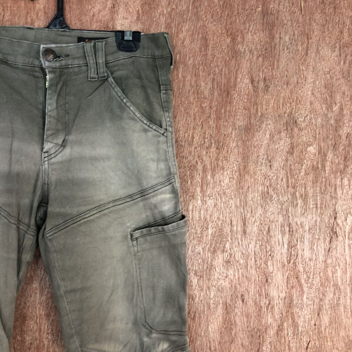Japanese Brand DL Jack Work faded distressed Multipocket Cargo Pnats #c936 Size US 29 - 5 Thumbnail