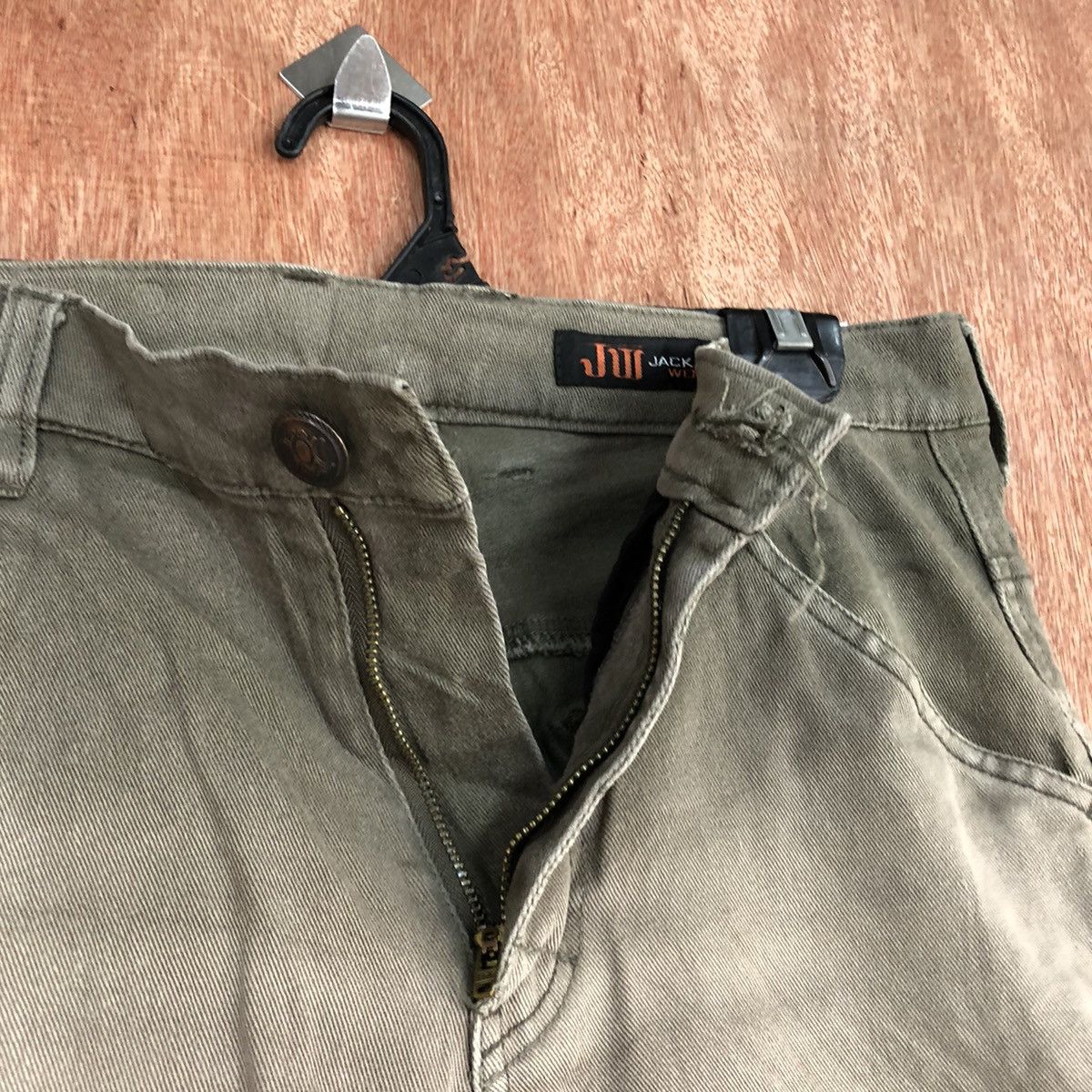 Japanese Brand DL Jack Work faded distressed Multipocket Cargo Pnats #c936 Size US 29 - 7 Thumbnail