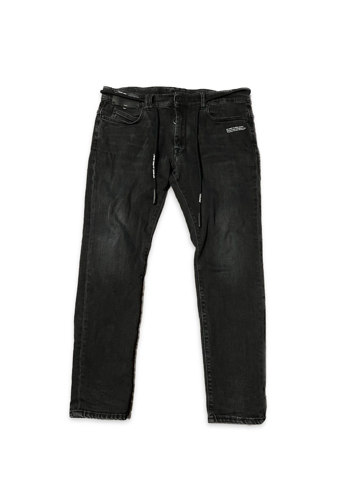 image of Off White Black Jeans, Men's (Size 34)