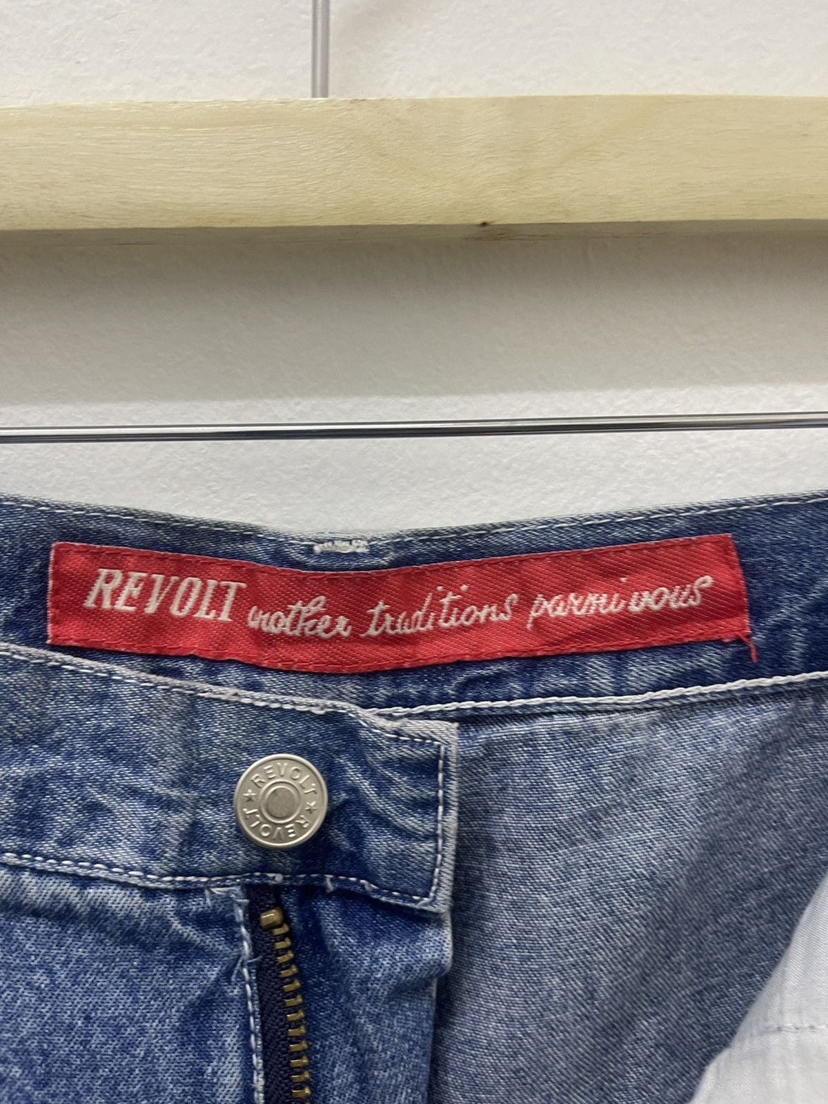 Vintage Rare Vintage REVOLT Clothing Co Baggy Hip Hop Rap Jeans Size US 36 / EU 52 - 10 Thumbnail