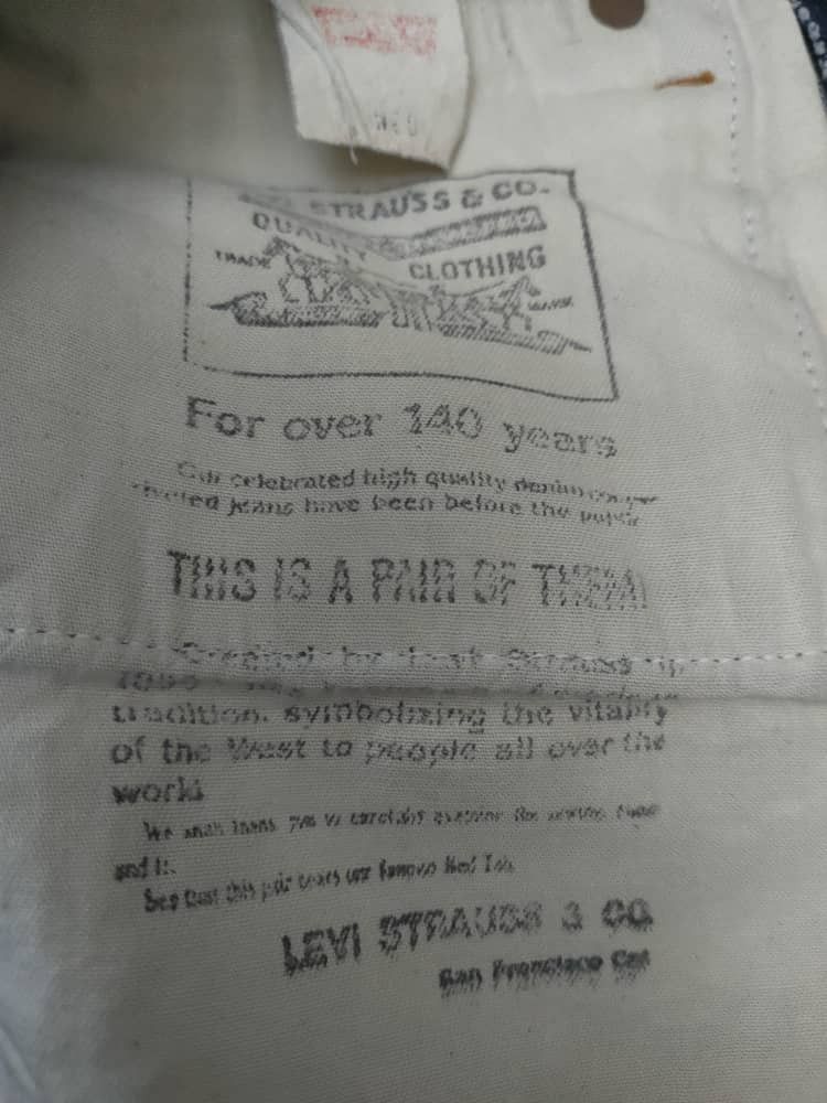 Levi's Big E Vtg Levis 504z Selvedge Distressed Denim Size US 28 / EU 44 - 11 Thumbnail