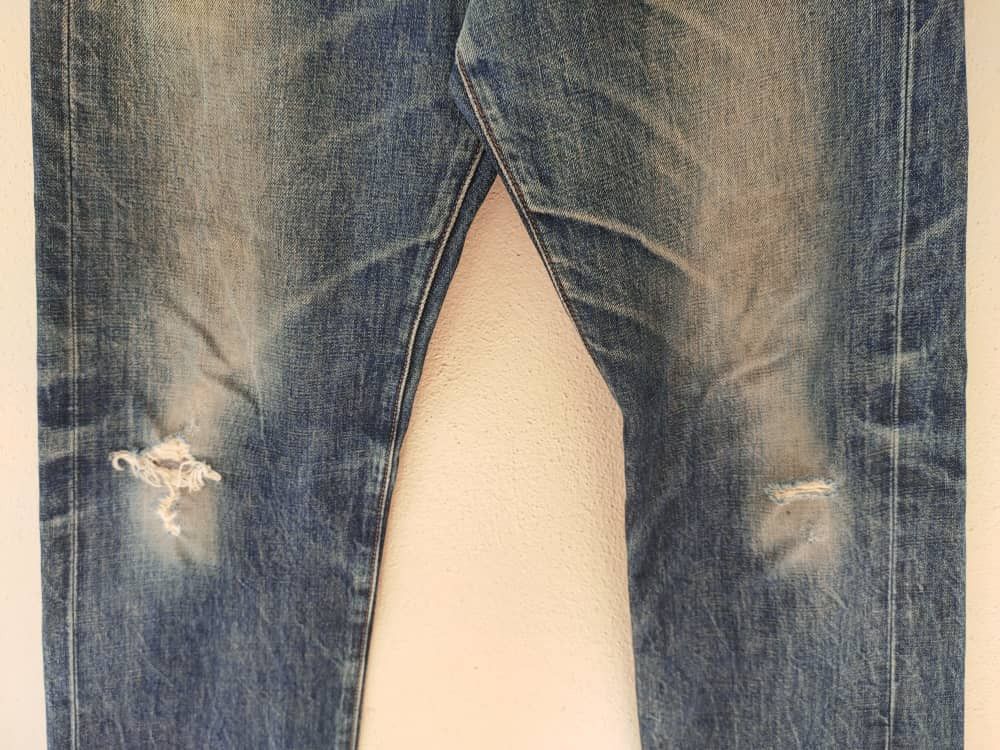Levi's Big E Vtg Levis 504z Selvedge Distressed Denim Size US 28 / EU 44 - 6 Thumbnail
