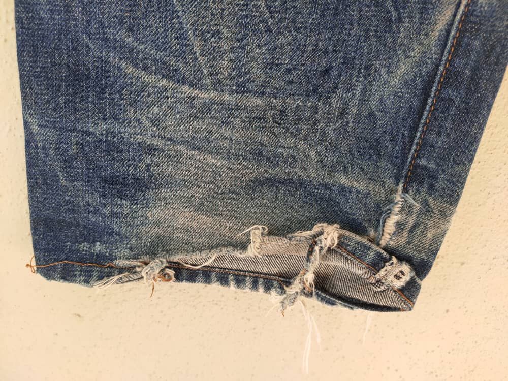 Levi's Big E Vtg Levis 504z Selvedge Distressed Denim Size US 28 / EU 44 - 5 Thumbnail
