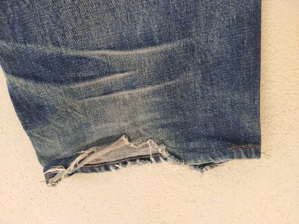 Levi's Big E Vtg Levis 504z Selvedge Distressed Denim Size US 28 / EU 44 - 4 Thumbnail