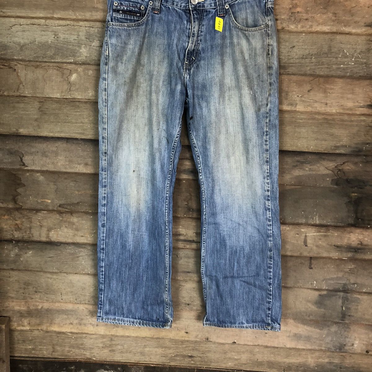 Japanese Brand DLL Jeans U.S Polo Assin Blue dirty faded Denim #1372 Size US 36 / EU 52 - 3 Thumbnail