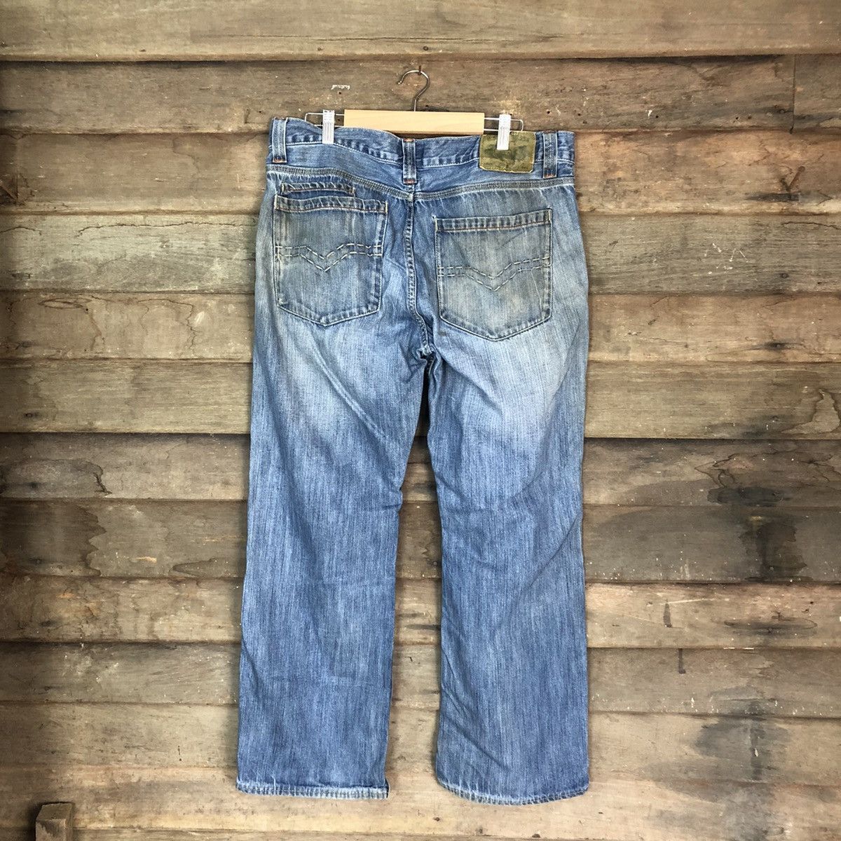 Japanese Brand DLL Jeans U.S Polo Assin Blue dirty faded Denim #1372 Size US 36 / EU 52 - 7 Thumbnail