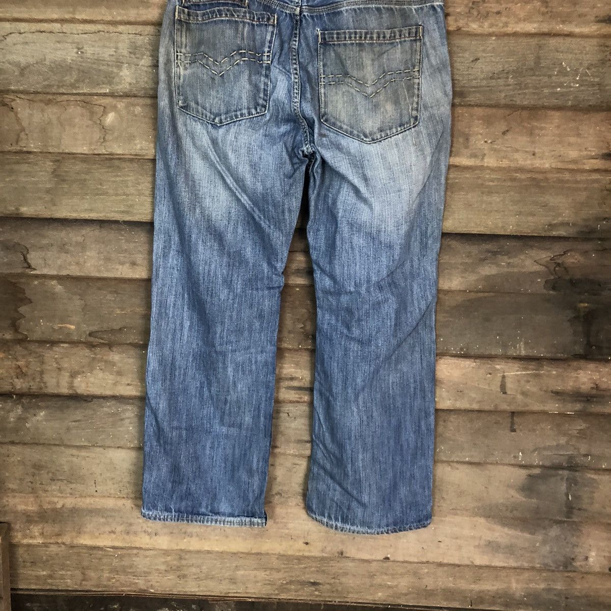 Japanese Brand DLL Jeans U.S Polo Assin Blue dirty faded Denim #1372 Size US 36 / EU 52 - 9 Thumbnail
