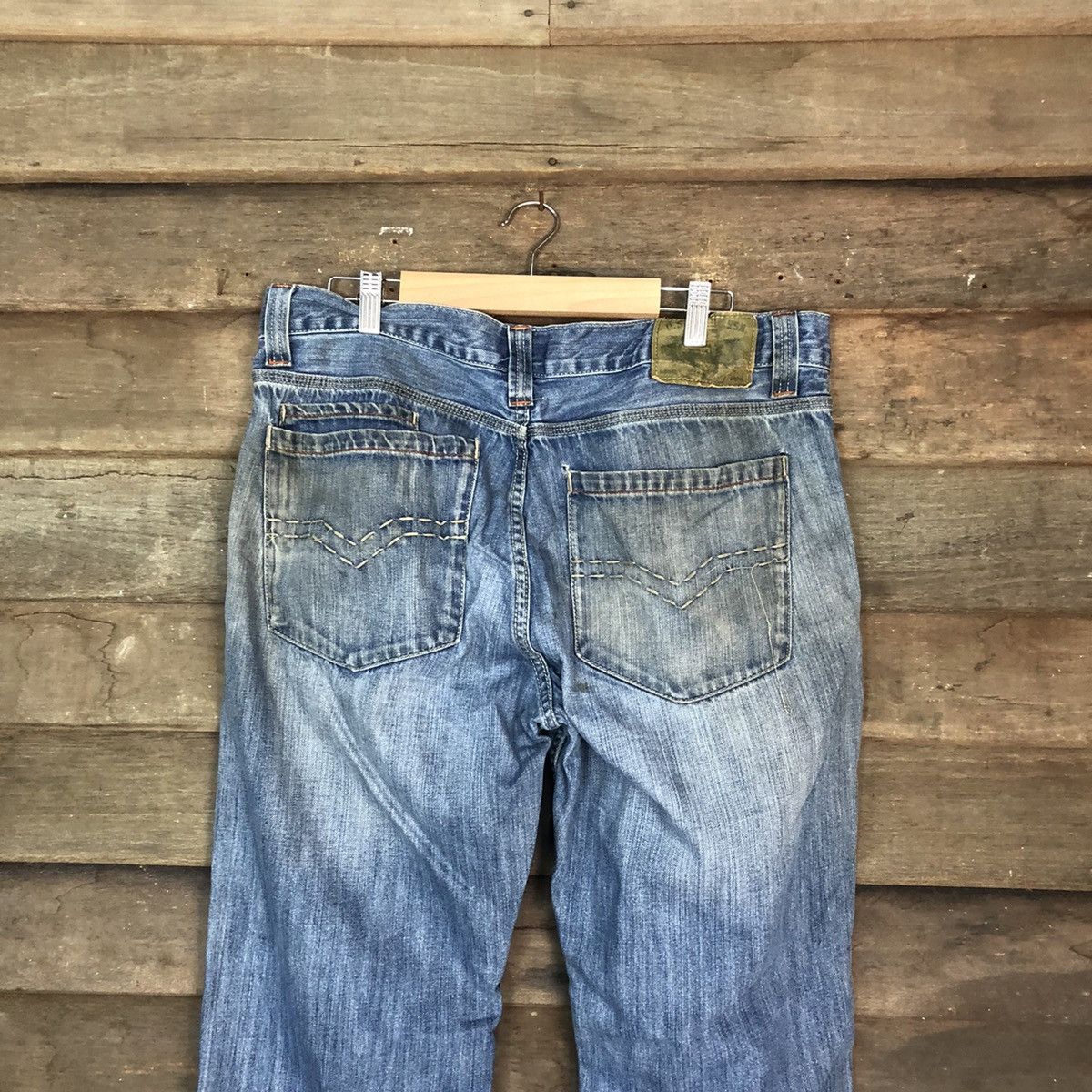 Japanese Brand DLL Jeans U.S Polo Assin Blue dirty faded Denim #1372 Size US 36 / EU 52 - 8 Thumbnail