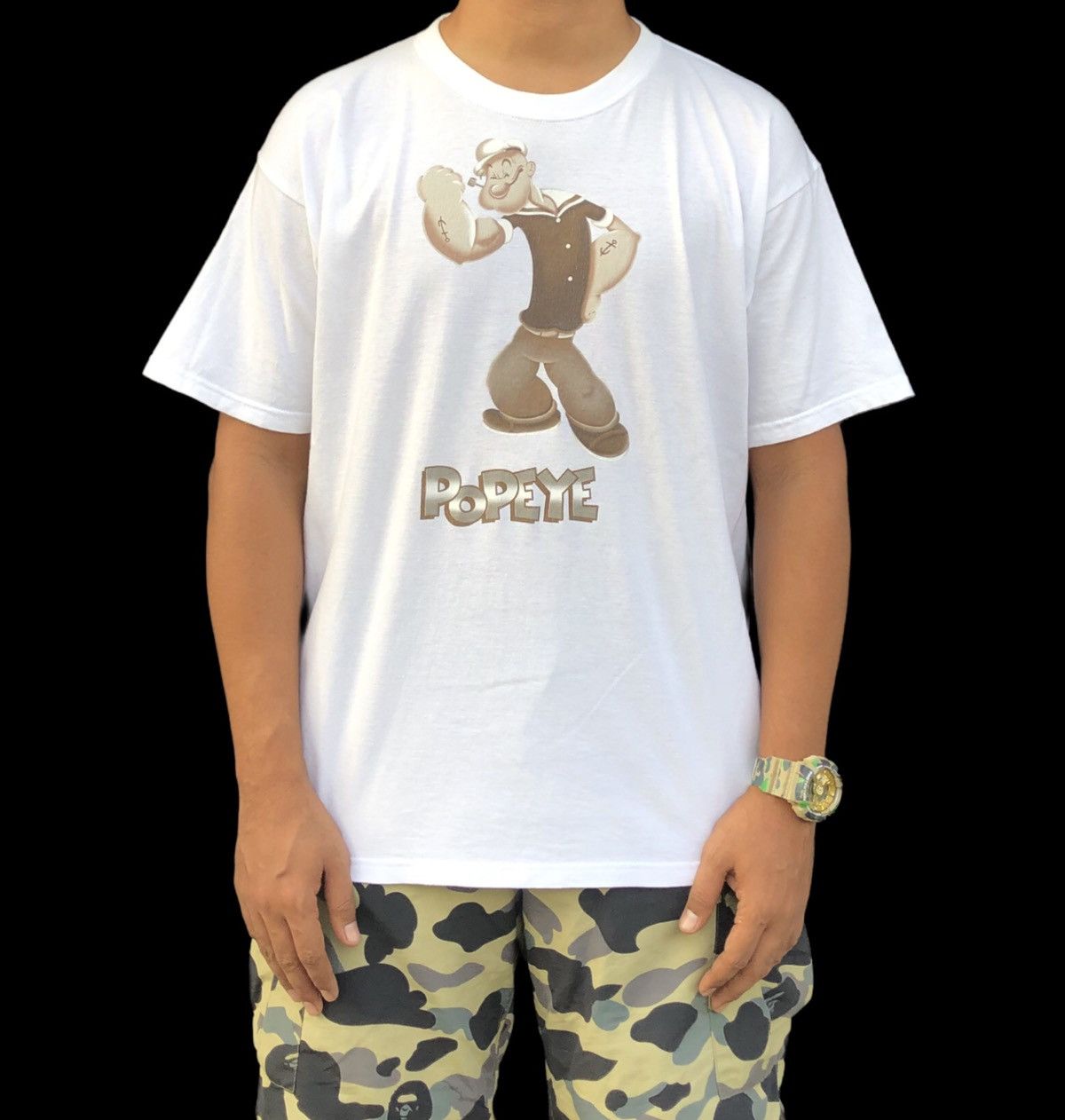Cartoon Network Vintage Popeye The Sailor Tee Size US L / EU 52-54 / 3 - 1 Thumbnail