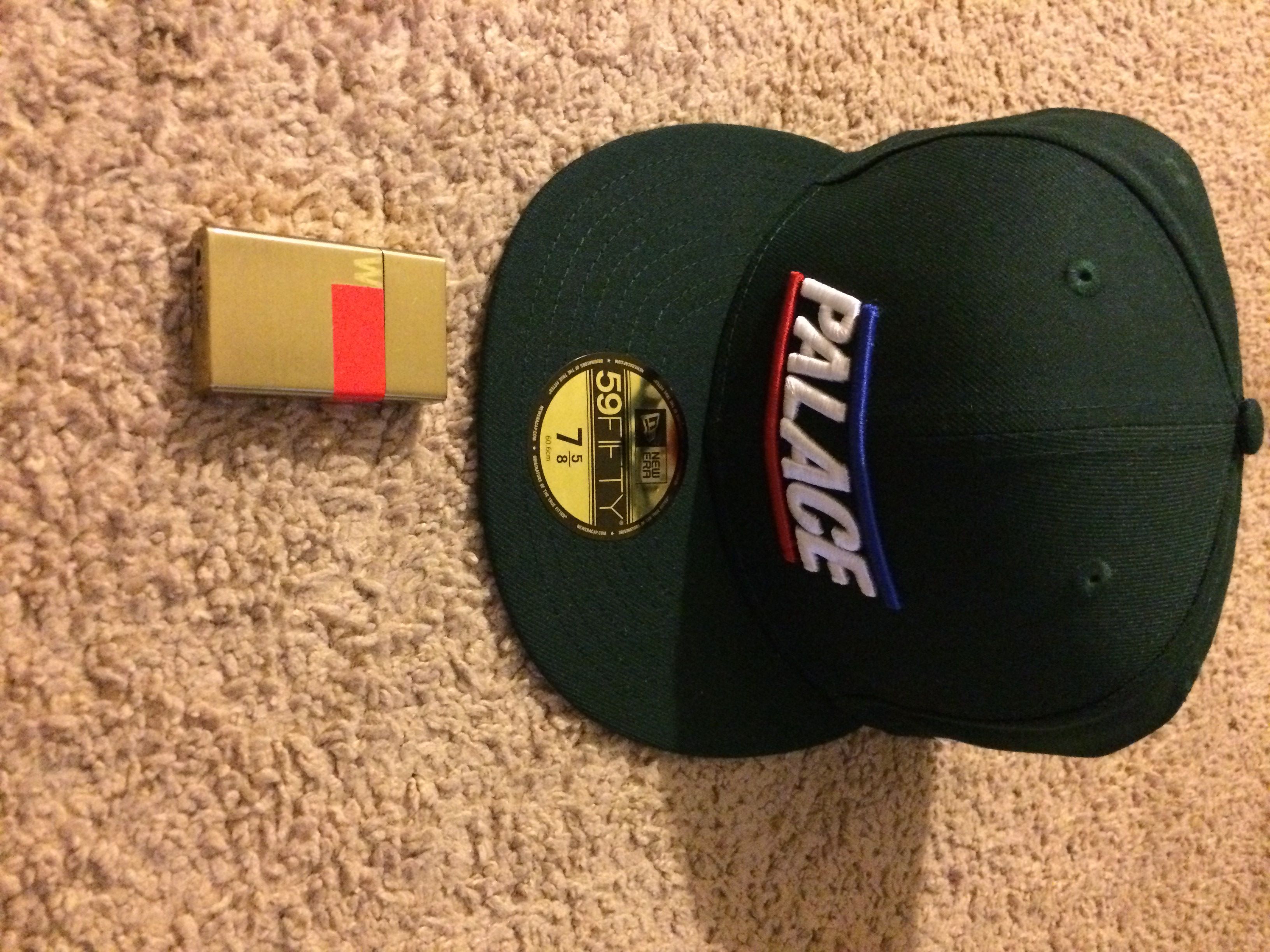 image of Palace Basically A New Era Cap in Green, Men's