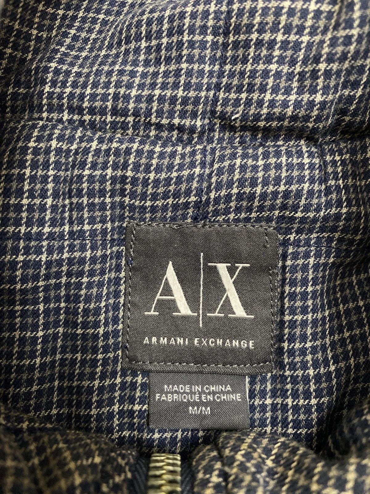 Armani Exchange AX BLUE DENIM ZIPPER MEN’S VEST Size US M / EU 48-50 / 2 - 6 Thumbnail