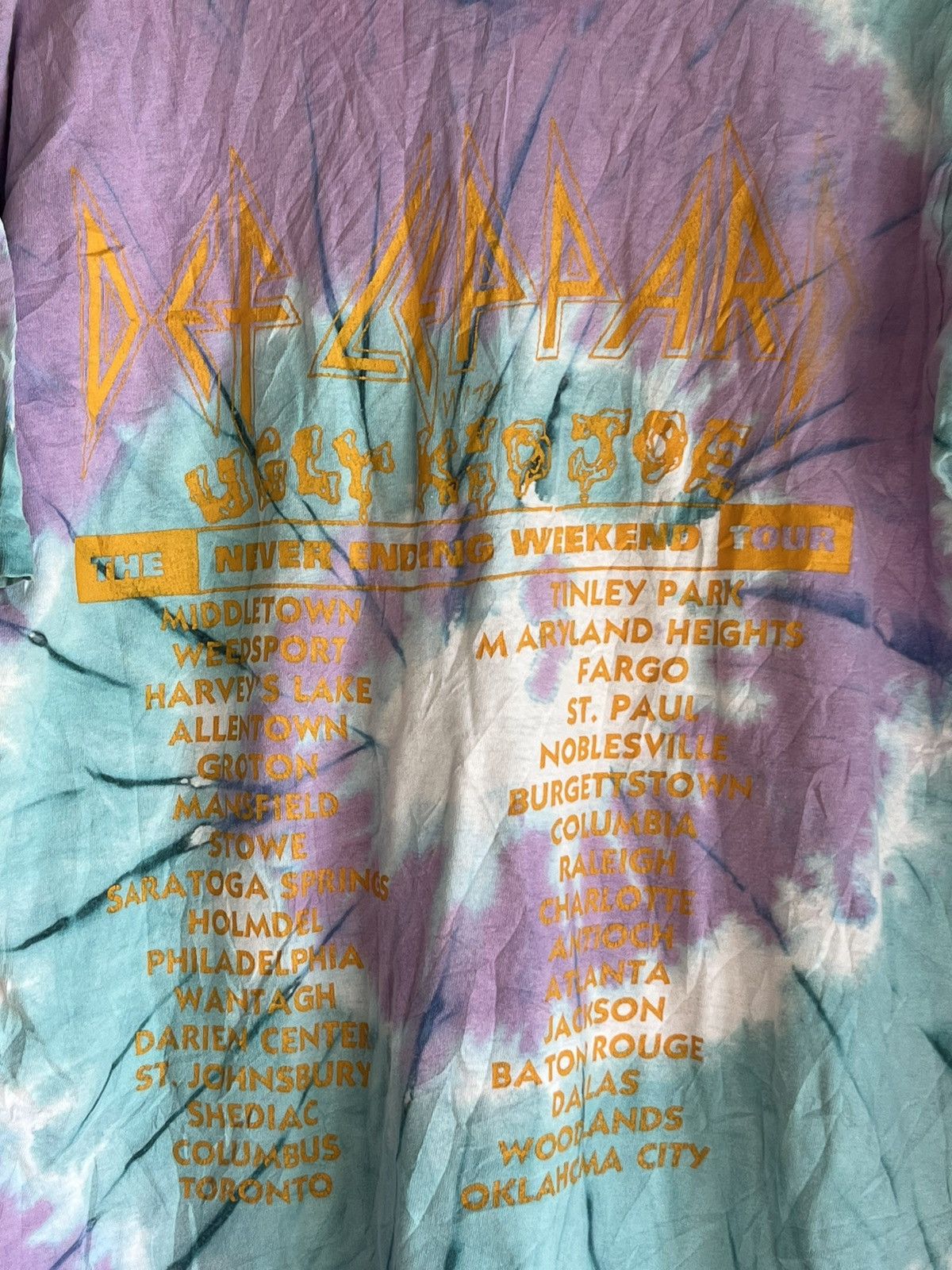 Band Tees × Vintage Def leppard ft85 Size US XL / EU 56 / 4 - 5 Thumbnail