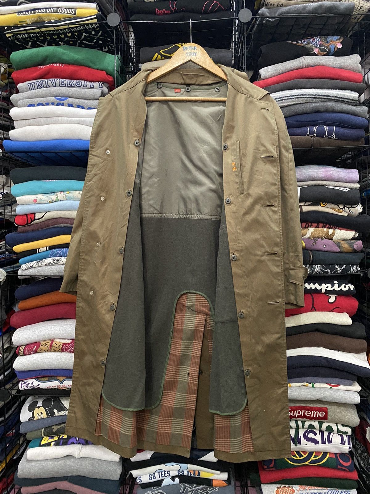 Yves Saint Laurent VINTAGE YVES SAINT LAURENT BROWN LONG COAT Size US M / EU 48-50 / 2 - 3 Thumbnail