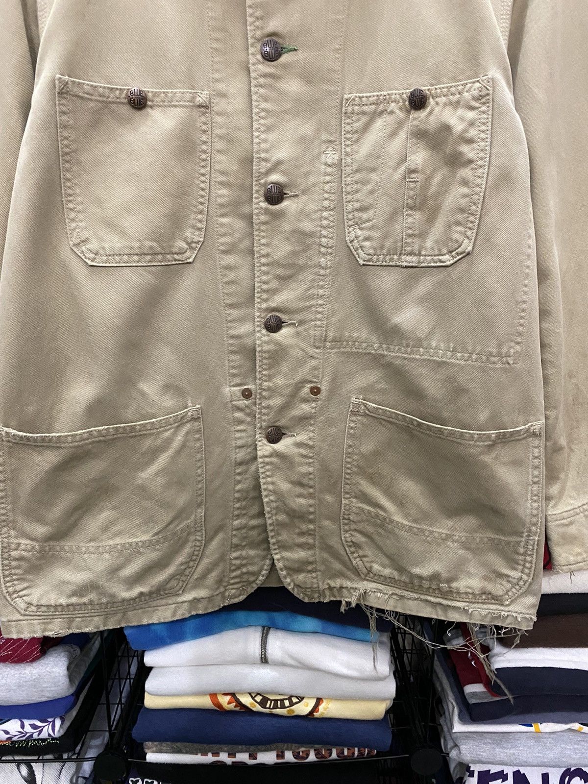 Blue Blue Japan BLUE BLUE ARIGATO JAPAN WORKER JACKET Size US M / EU 48-50 / 2 - 6 Thumbnail