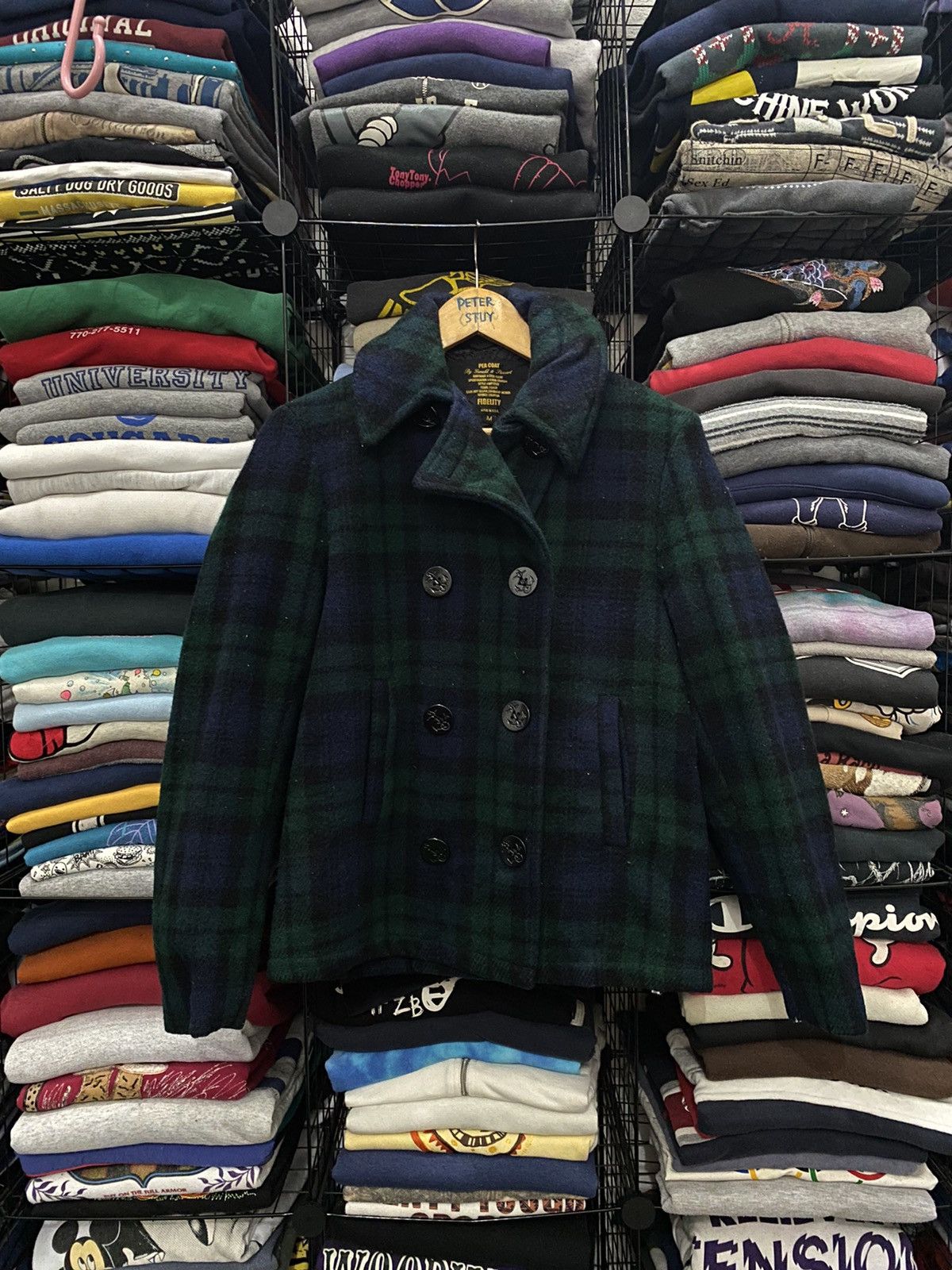 image of Fidelity Made Usa Peacoat in Green Blue, Men's (Size Medium)