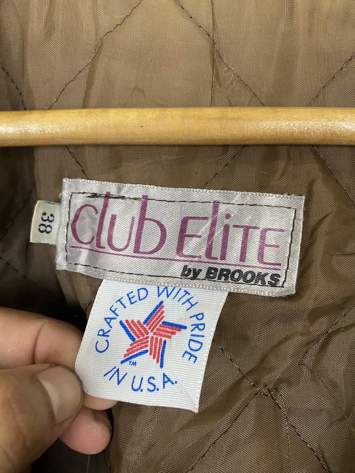 Brooks × Vintage VTG CLUB ELITE BY BROOKS MADE IN USA BIKER LEATHER JACKET Size US M / EU 48-50 / 2 - 16 Thumbnail