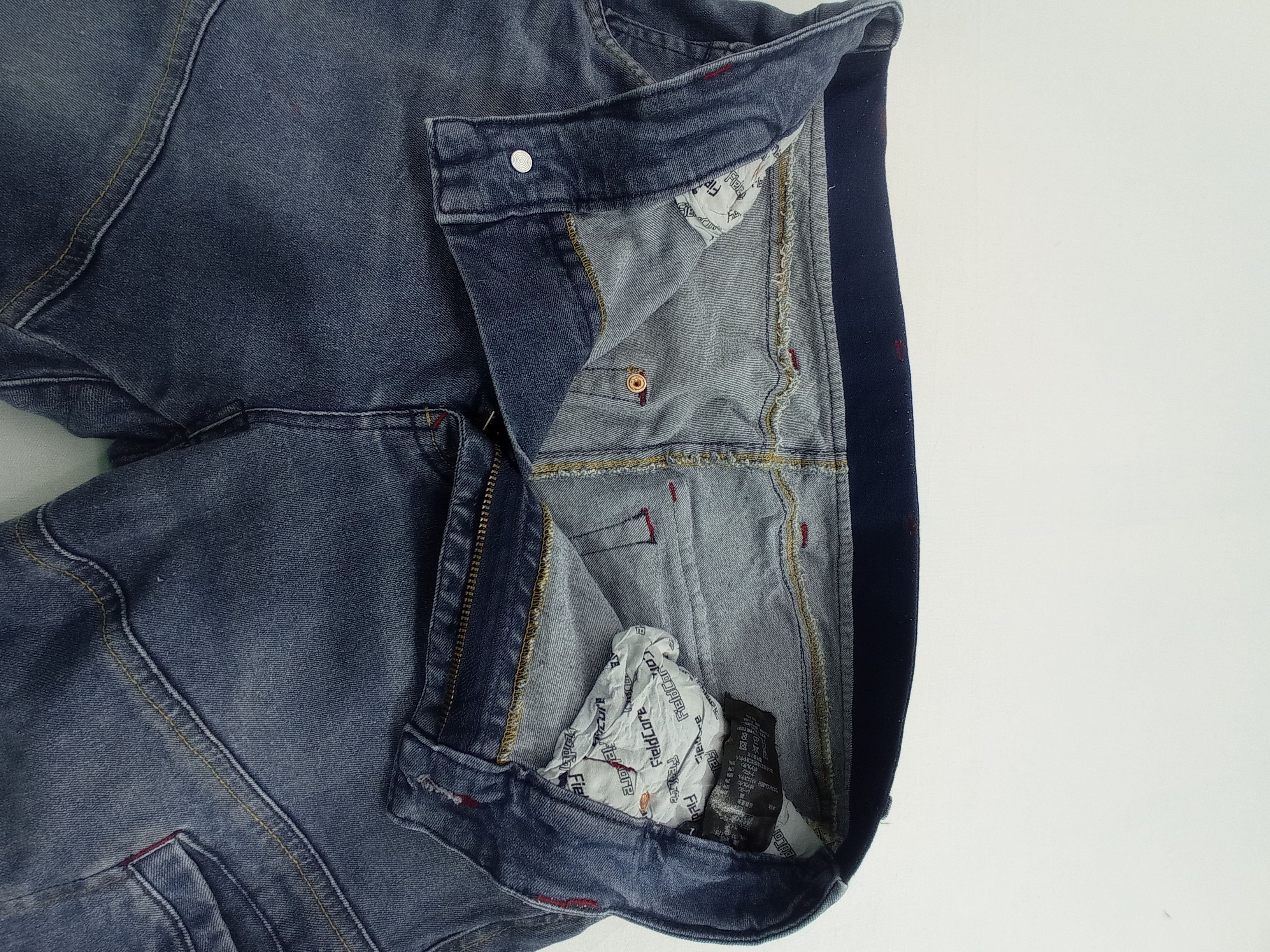 Japanese Brand Cargo Pants Field Core Denim Size US 30 / EU 46 - 4 Thumbnail