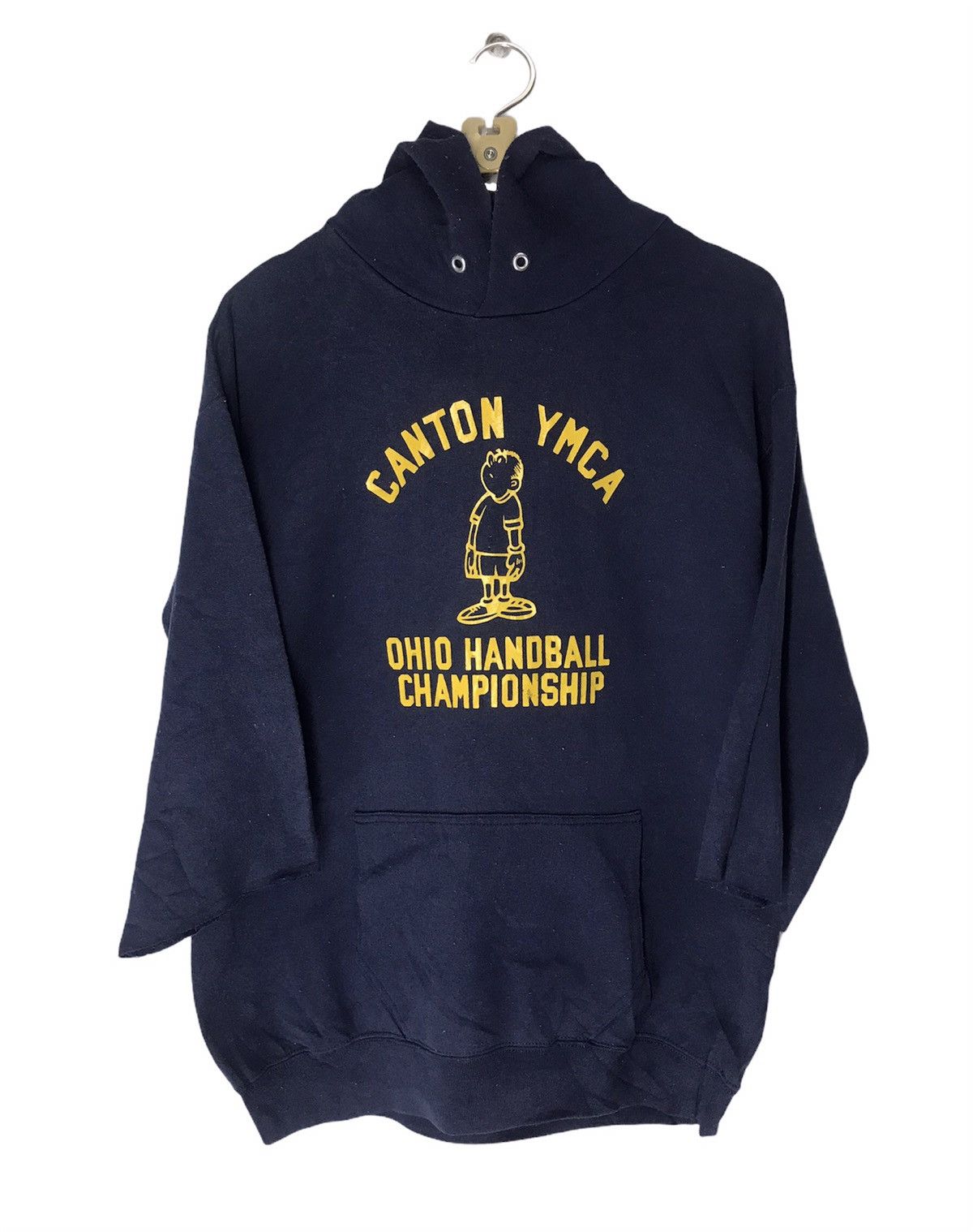 Vintage Vintage hoodie pullover canton ymca eja half sleeve Size US M / EU 48-50 / 2 - 1 Thumbnail