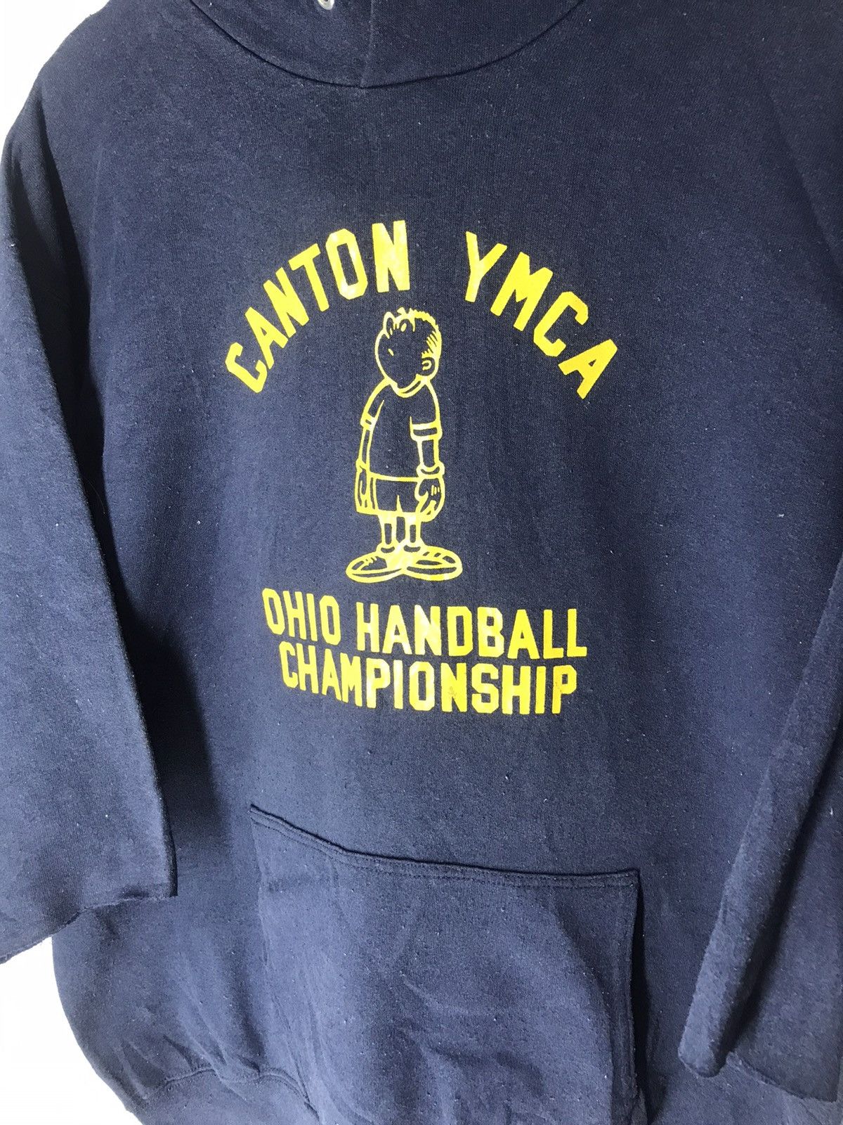 Vintage Vintage hoodie pullover canton ymca eja half sleeve Size US M / EU 48-50 / 2 - 3 Thumbnail