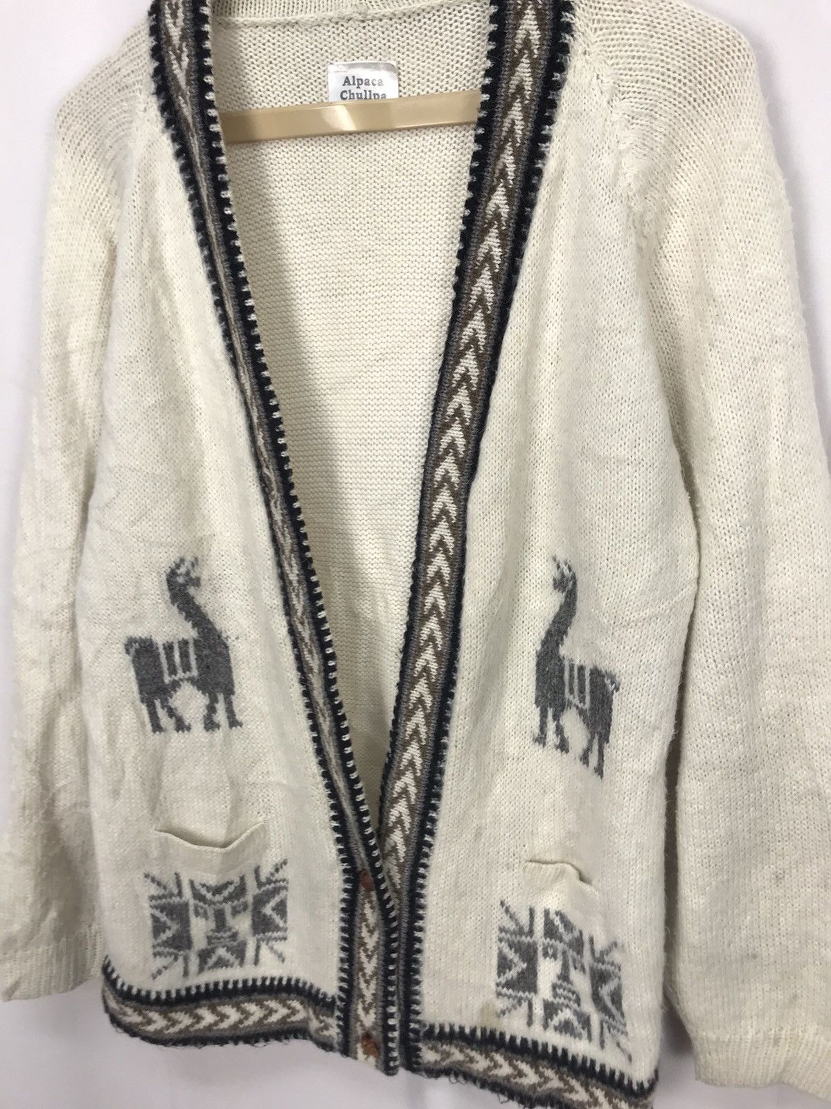 Other Alpaca wool printed cardigan by alpaca chullpa Size US M / EU 48-50 / 2 - 5 Thumbnail