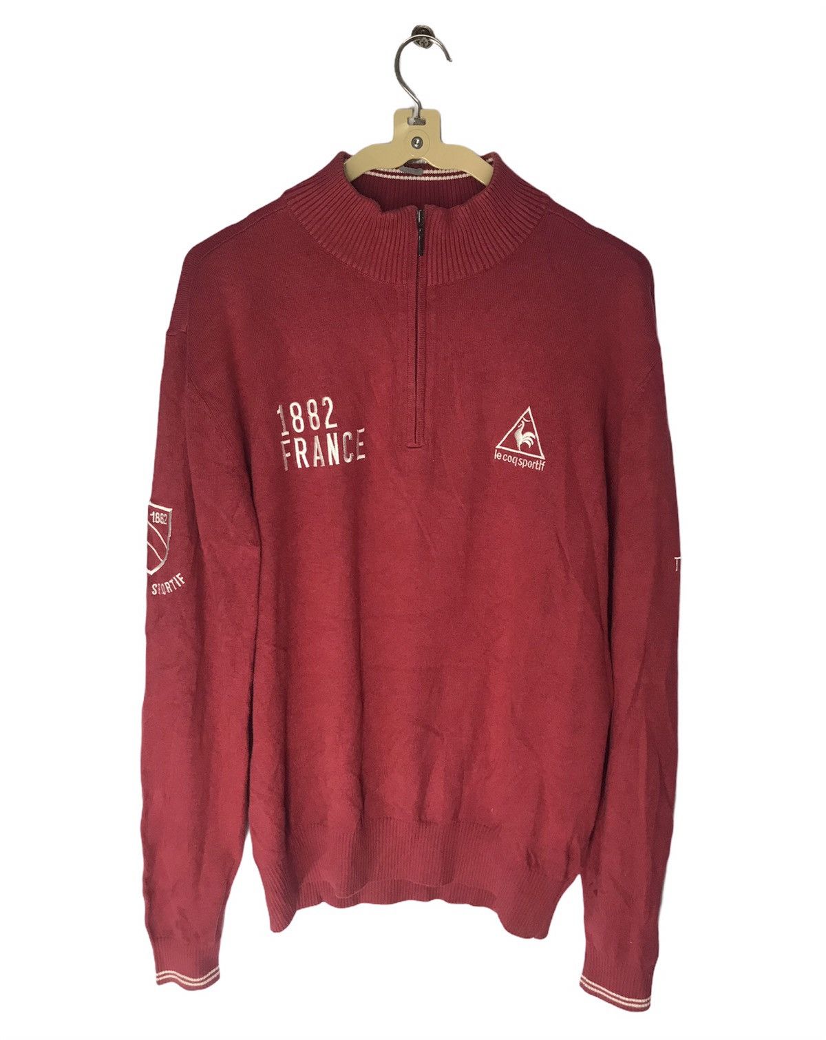 Le Coq Sportif Le coq spotif golf collection half zipper knit sweatshirt Size US L / EU 52-54 / 3 - 1 Thumbnail