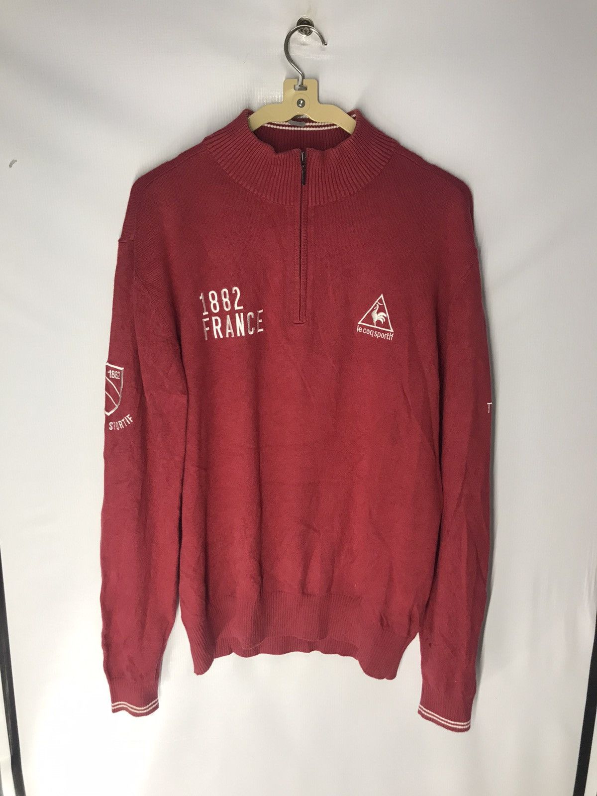 Le Coq Sportif Le coq spotif golf collection half zipper knit sweatshirt Size US L / EU 52-54 / 3 - 6 Thumbnail