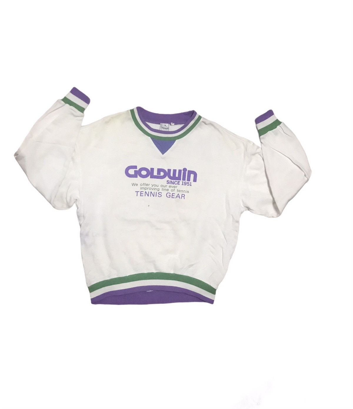 Goldwin × Vintage Vintage Goldwin tennis gear crewneck sweatshirt Size US M / EU 48-50 / 2 - 1 Thumbnail
