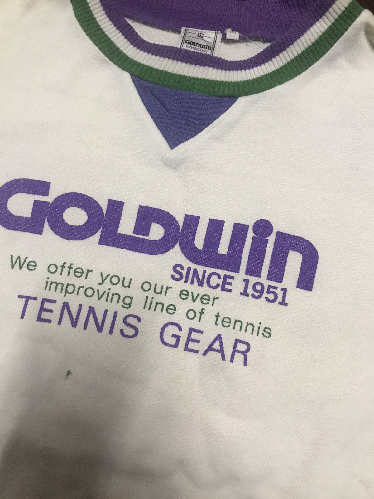 Goldwin × Vintage Vintage Goldwin tennis gear crewneck sweatshirt Size US M / EU 48-50 / 2 - 3 Thumbnail