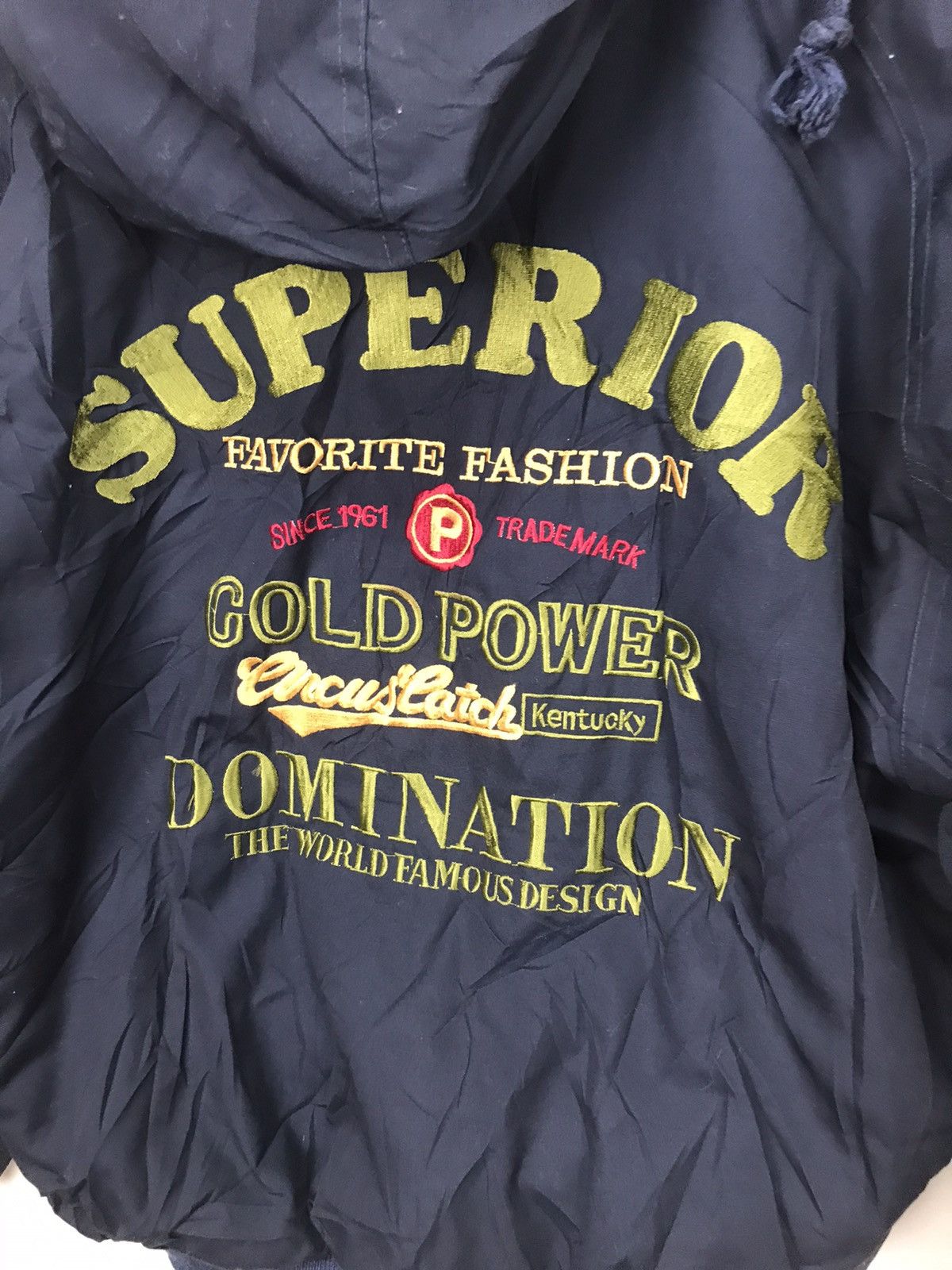 Japanese Brand × Vintage Vintage the north leports fur hoodie bomber jacket Size US L / EU 52-54 / 3 - 5 Thumbnail