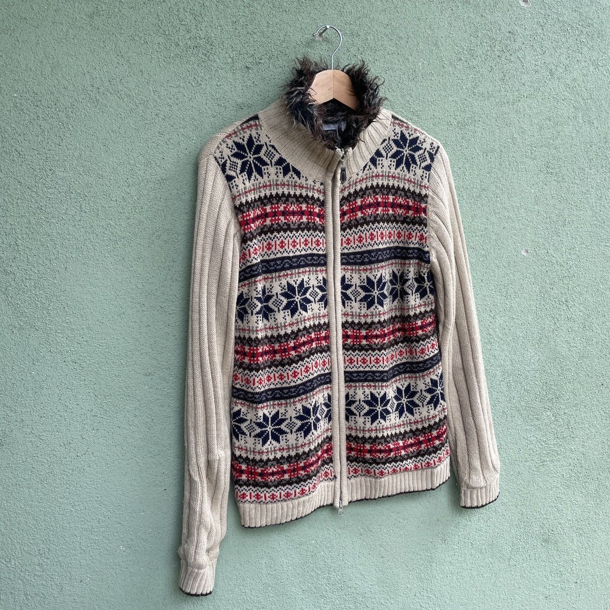Japanese Brand Vintage Male & Co Native Zipper Ups Jacket Size US S / EU 44-46 / 1 - 2 Thumbnail