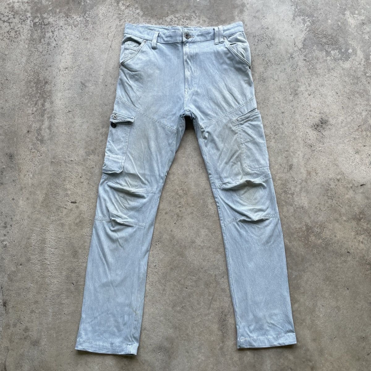 Vintage Field Core Stirpe Multipocket Tactical Cargo Pants