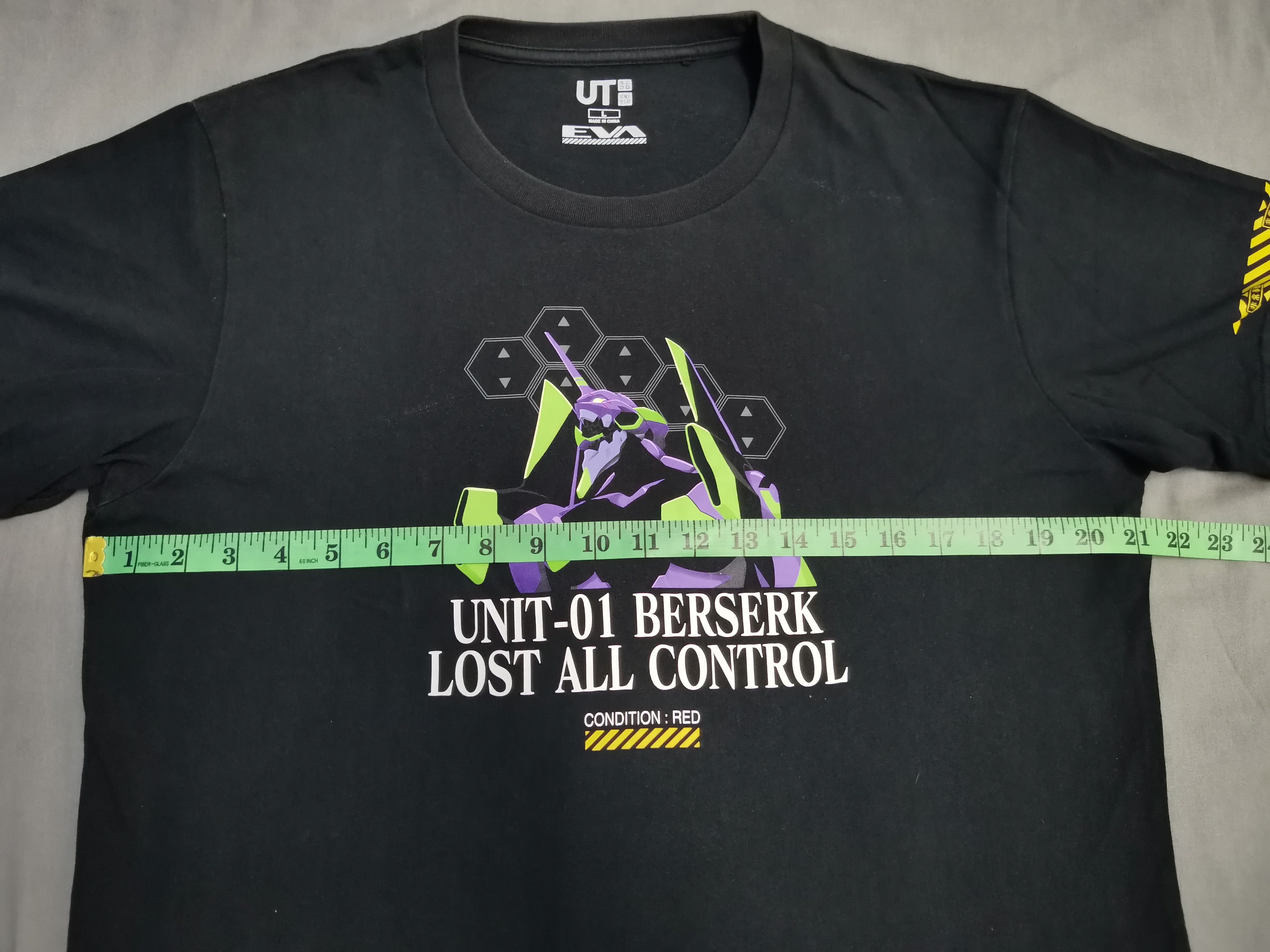 Anime Evangelion Berserk Japan Anime Tee Akira Bleach Devilman Size US L / EU 52-54 / 3 - 5 Thumbnail