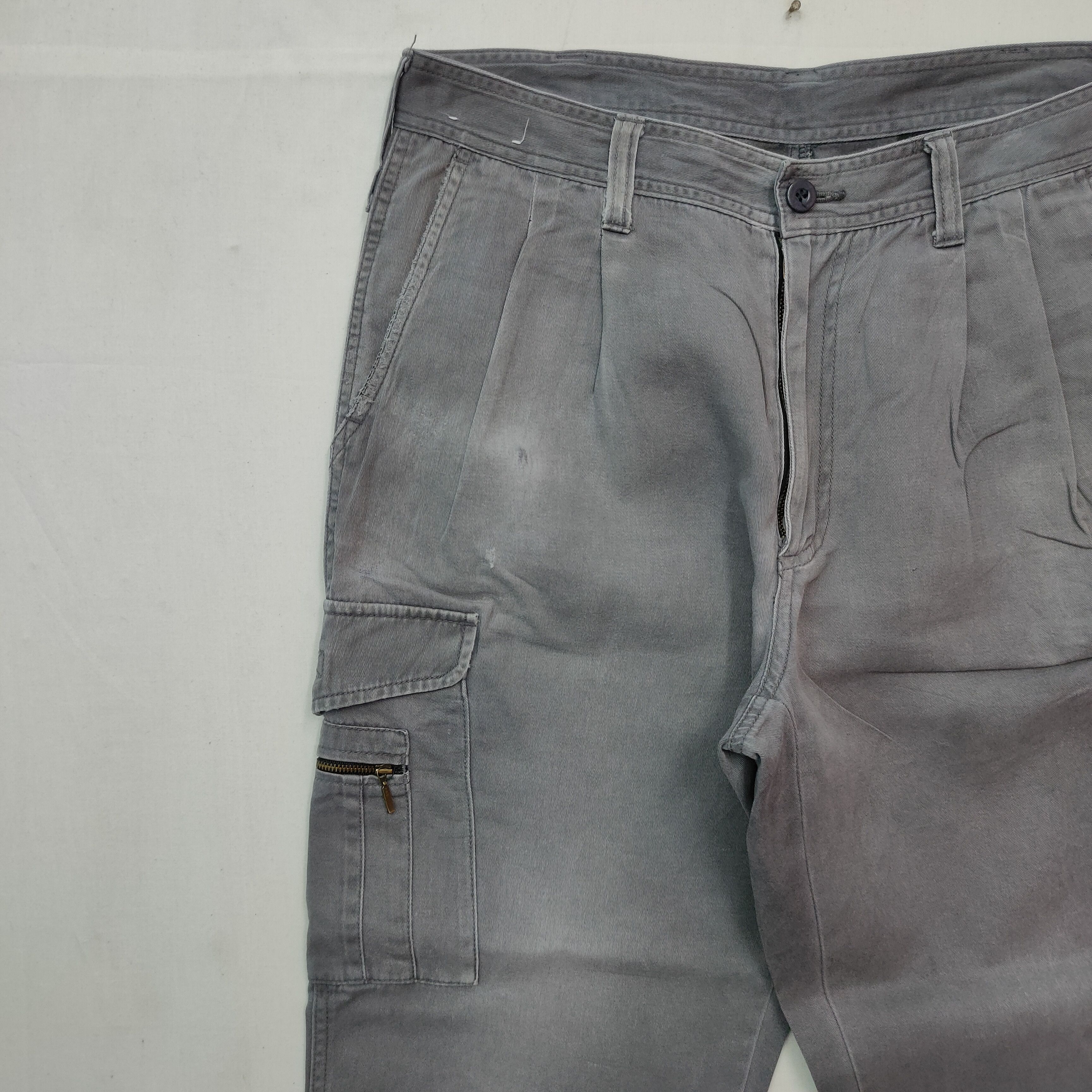 Japanese Brand Vintage N EVOLUTION Faded Utility Cargo Pants Size US 32 / EU 48 - 5 Thumbnail