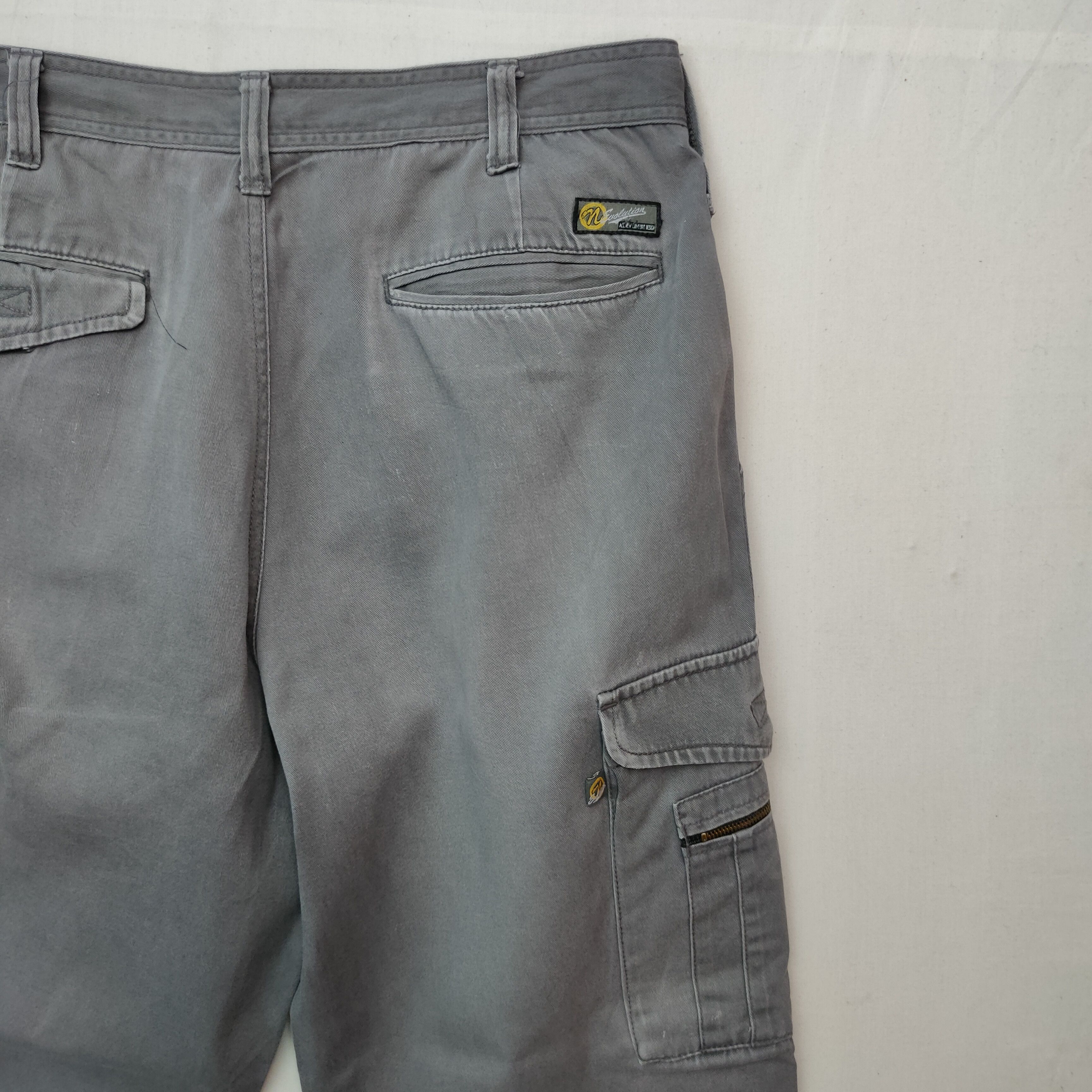 Japanese Brand Vintage N EVOLUTION Faded Utility Cargo Pants Size US 32 / EU 48 - 9 Thumbnail