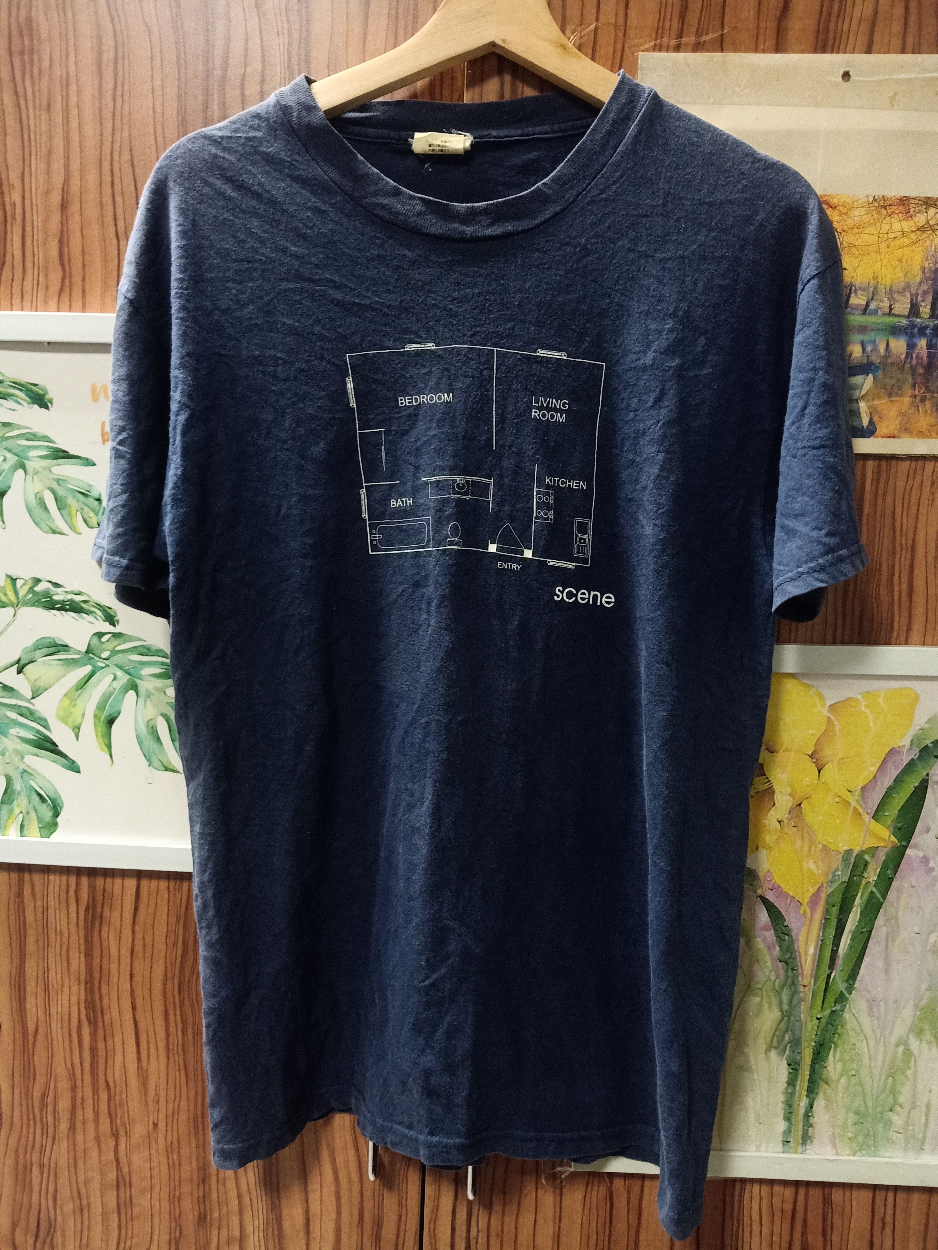 Vintage vintage t shirt scene made in usa Size US M / EU 48-50 / 2 - 1 Thumbnail