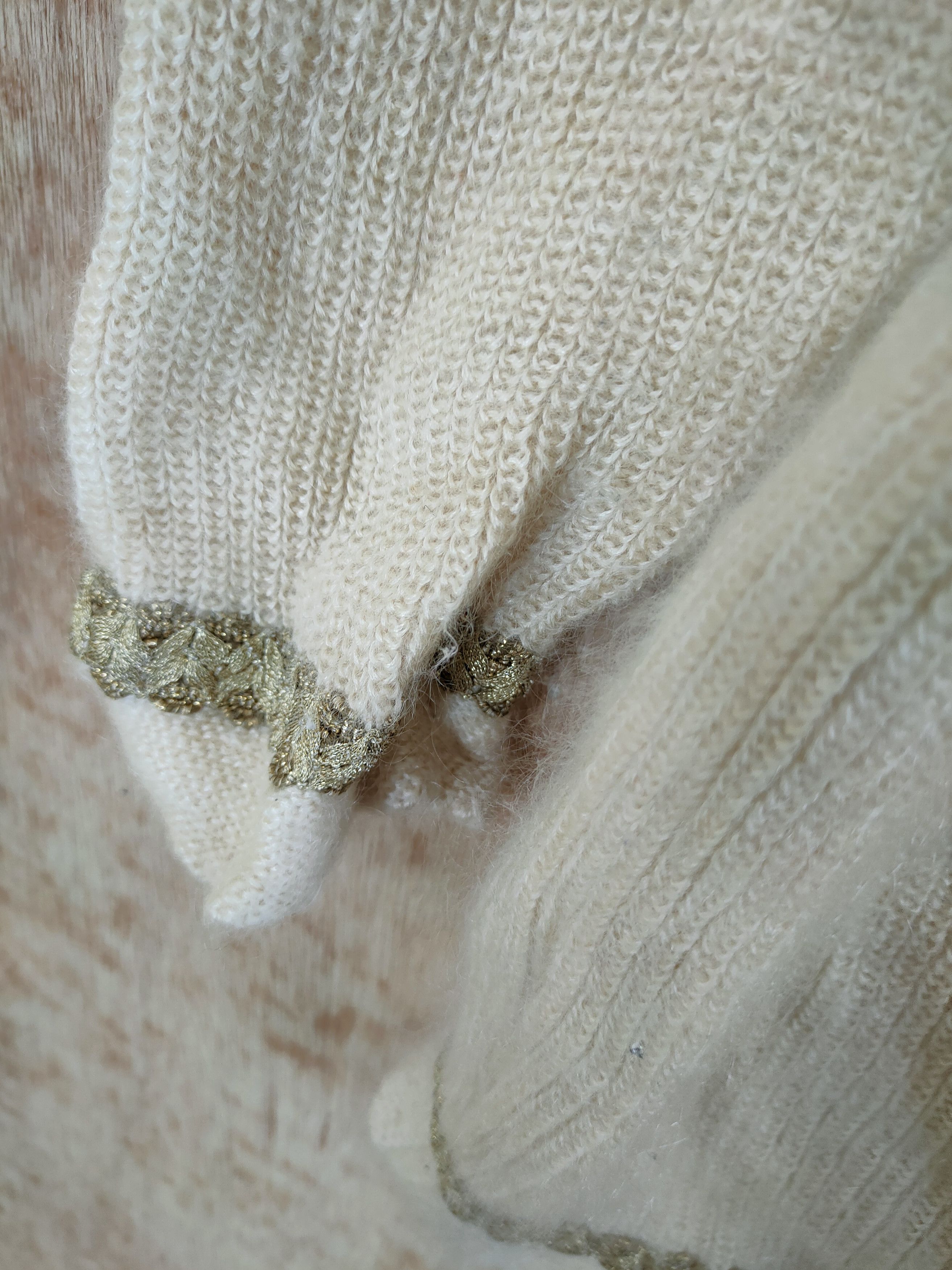 Aran Isles Knitwear × Japanese Brand Rina Tanaka mohair long cardigan knitwear japan #46-594 Size US M / EU 48-50 / 2 - 6 Thumbnail