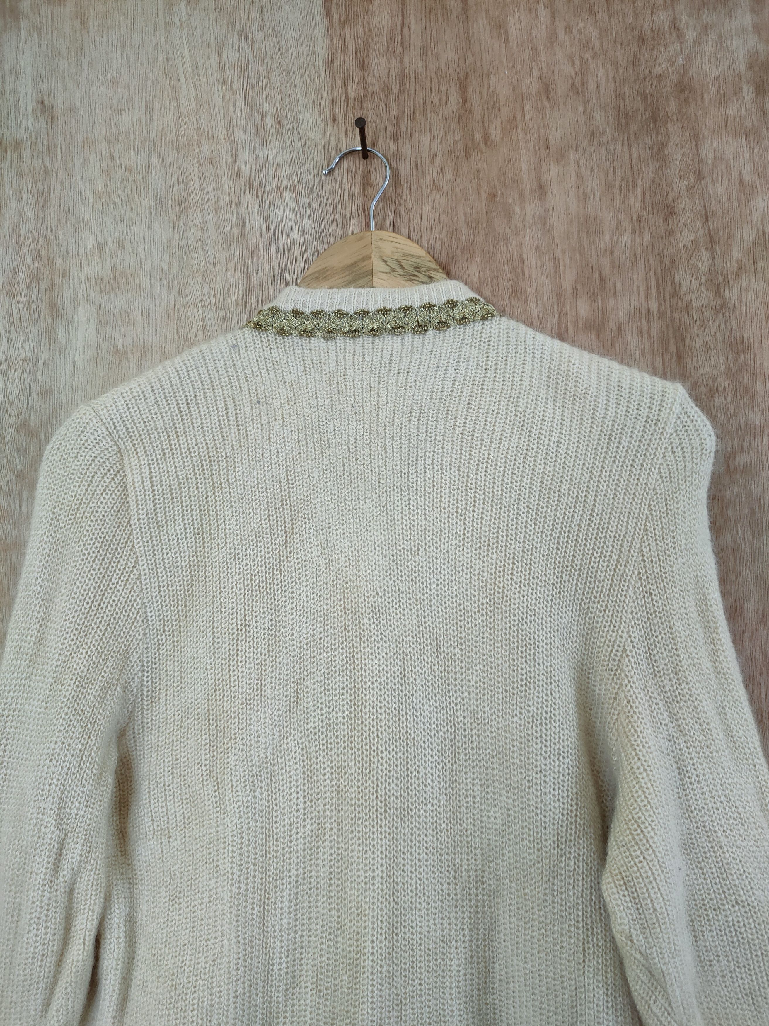 Aran Isles Knitwear × Japanese Brand Rina Tanaka mohair long cardigan knitwear japan #46-594 Size US M / EU 48-50 / 2 - 12 Thumbnail